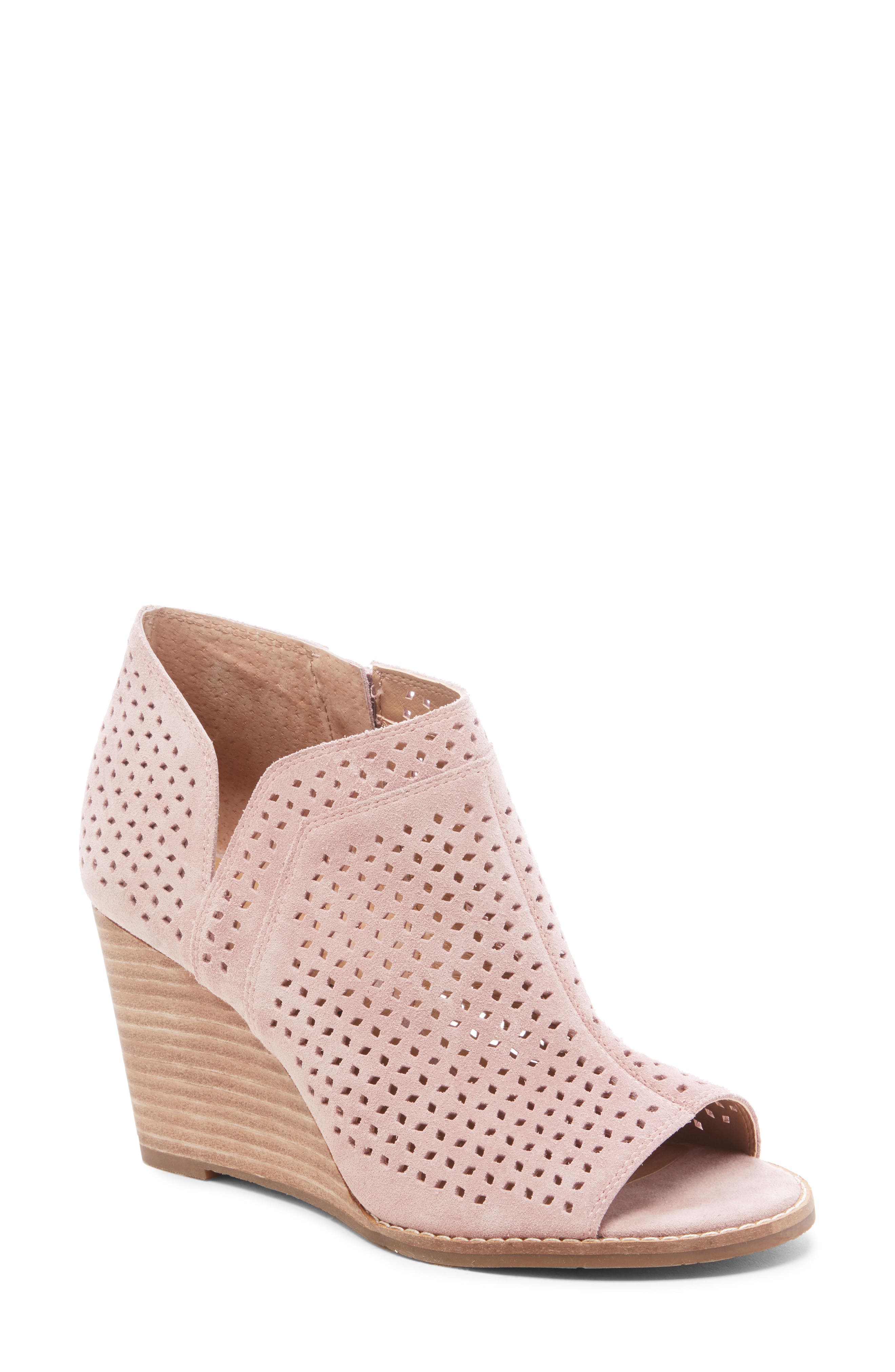 Lucky Brand Jazley Wedge Bootie, Pink