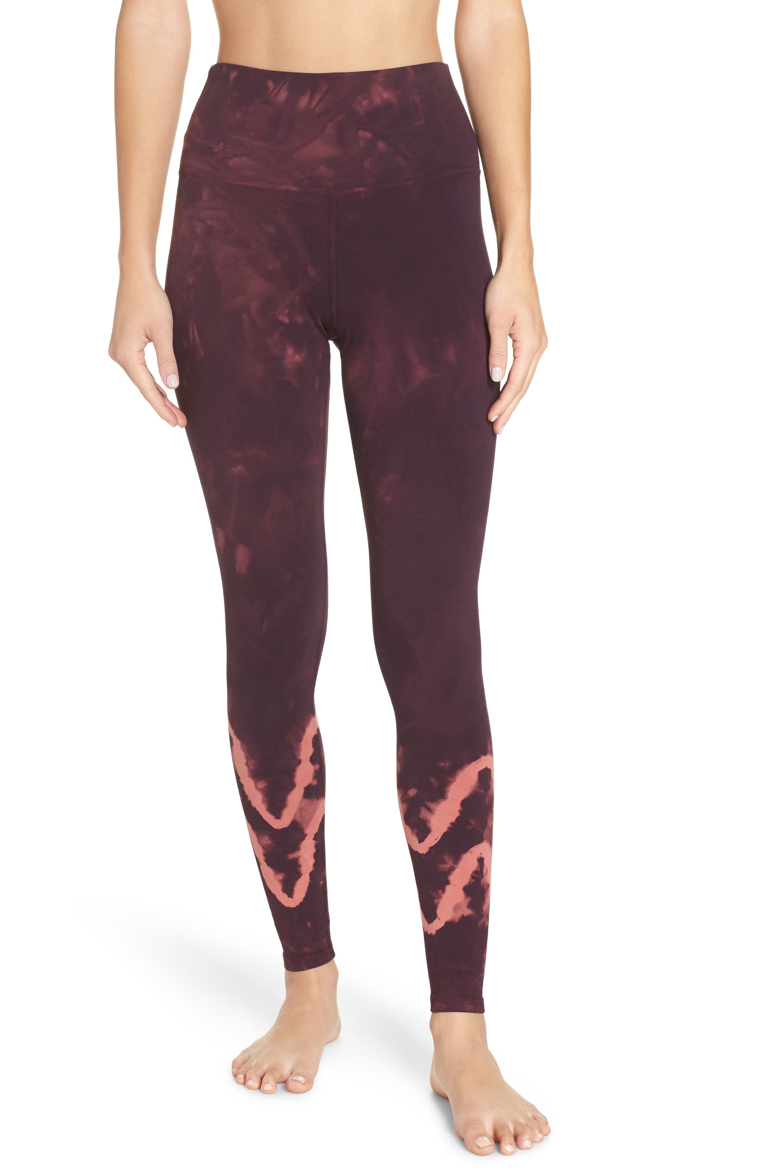 Electric & Rose Sunset Tie Dye Leggings