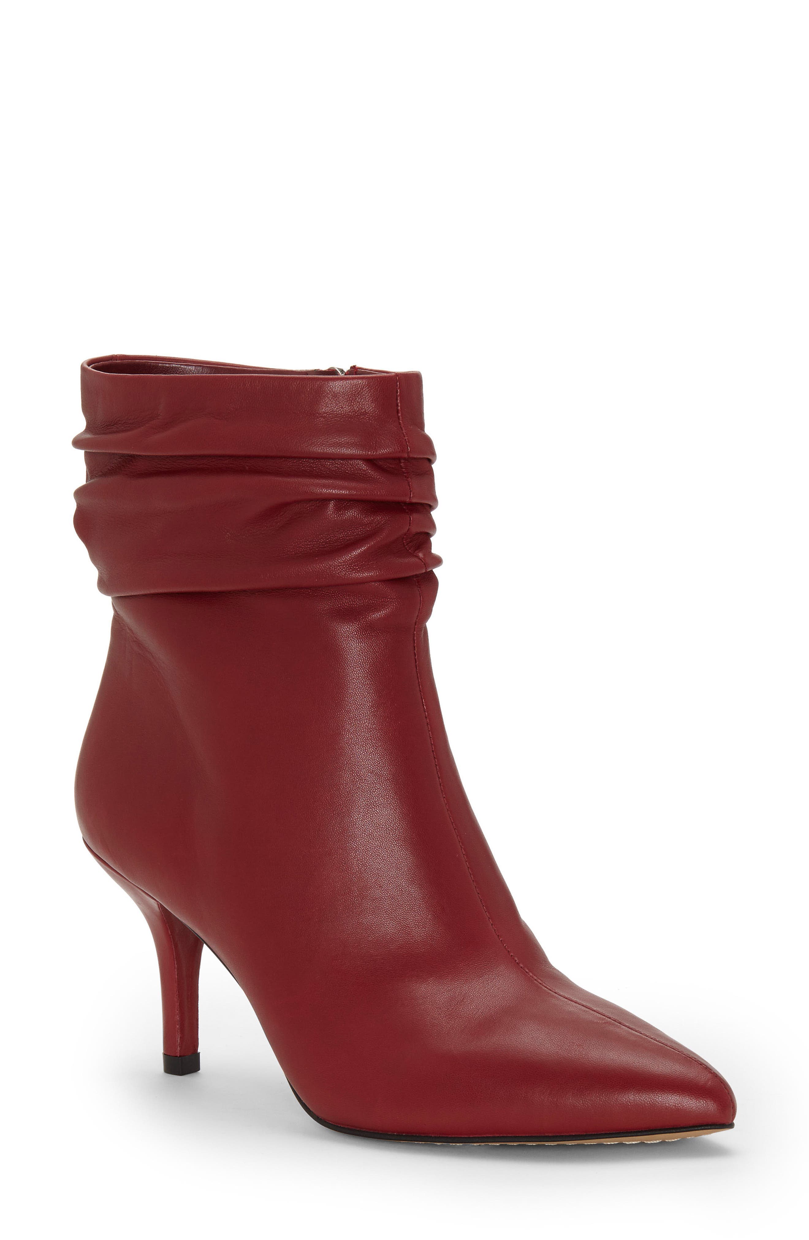 Vince Camuto Abrianna Bootie- Red