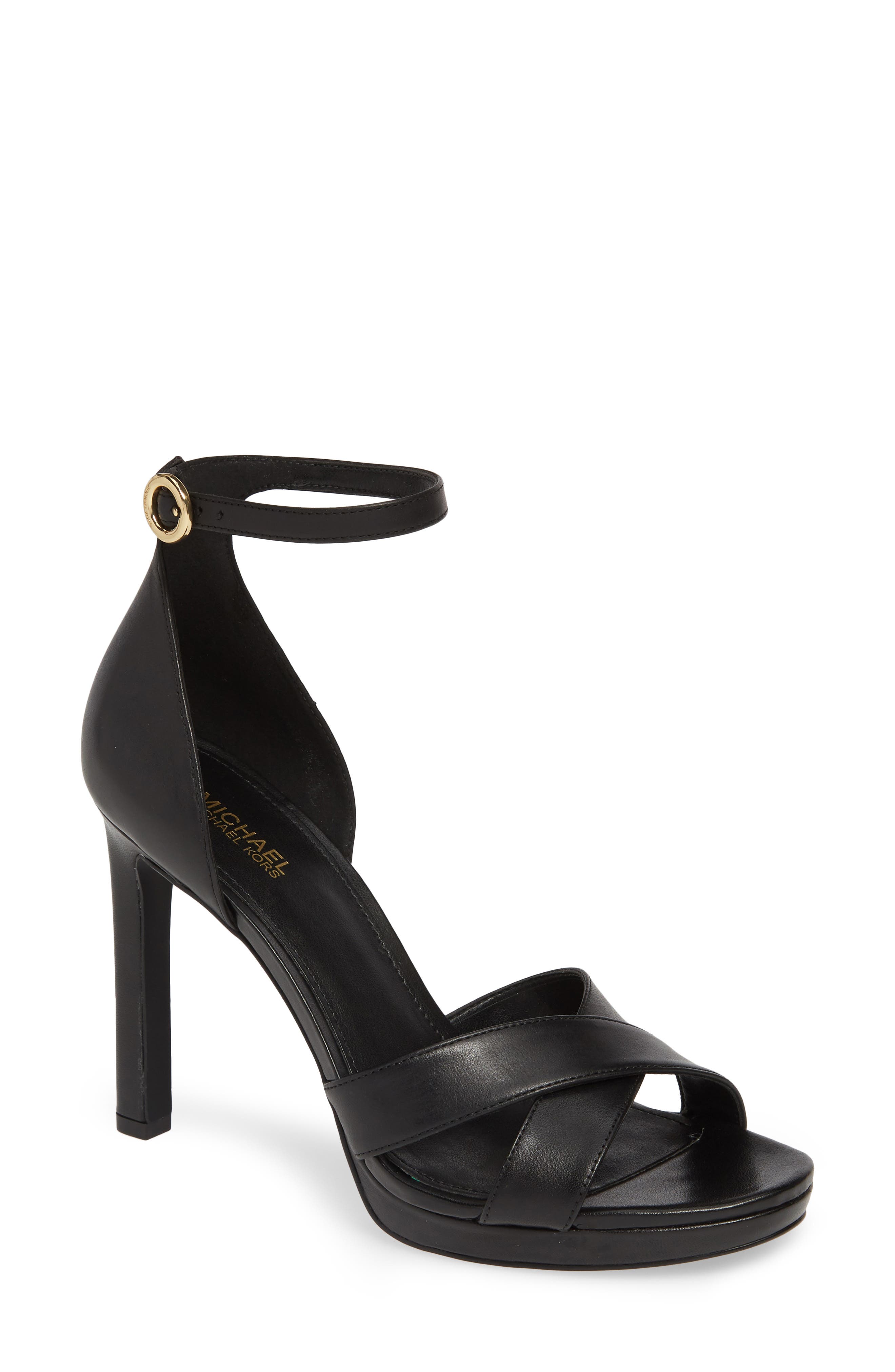 Michael Michael Kors Alexia Halo Strap Sandal- Black