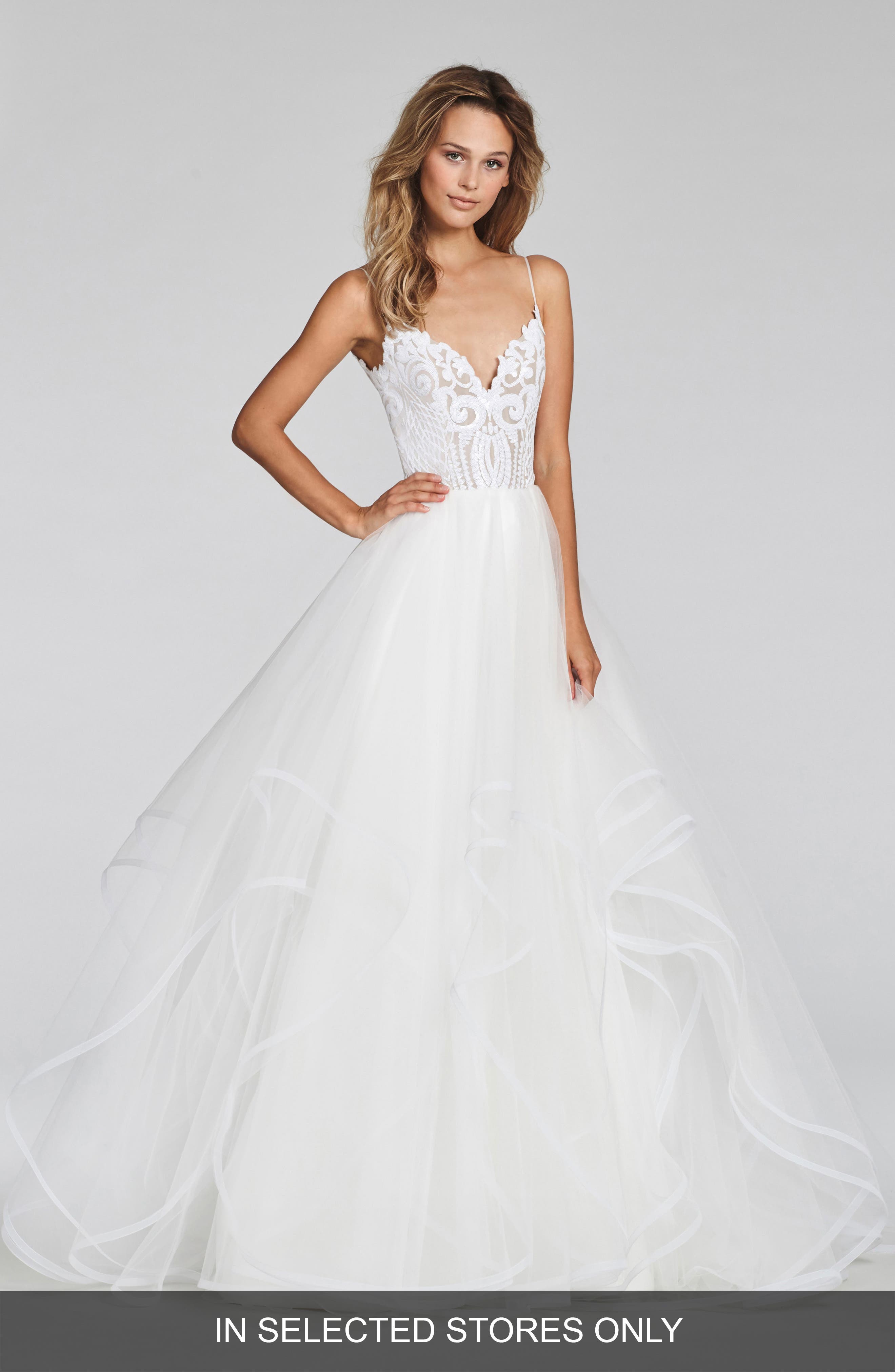 Blush By Hayley Paige Pepper Beaded Tulle Ballgown