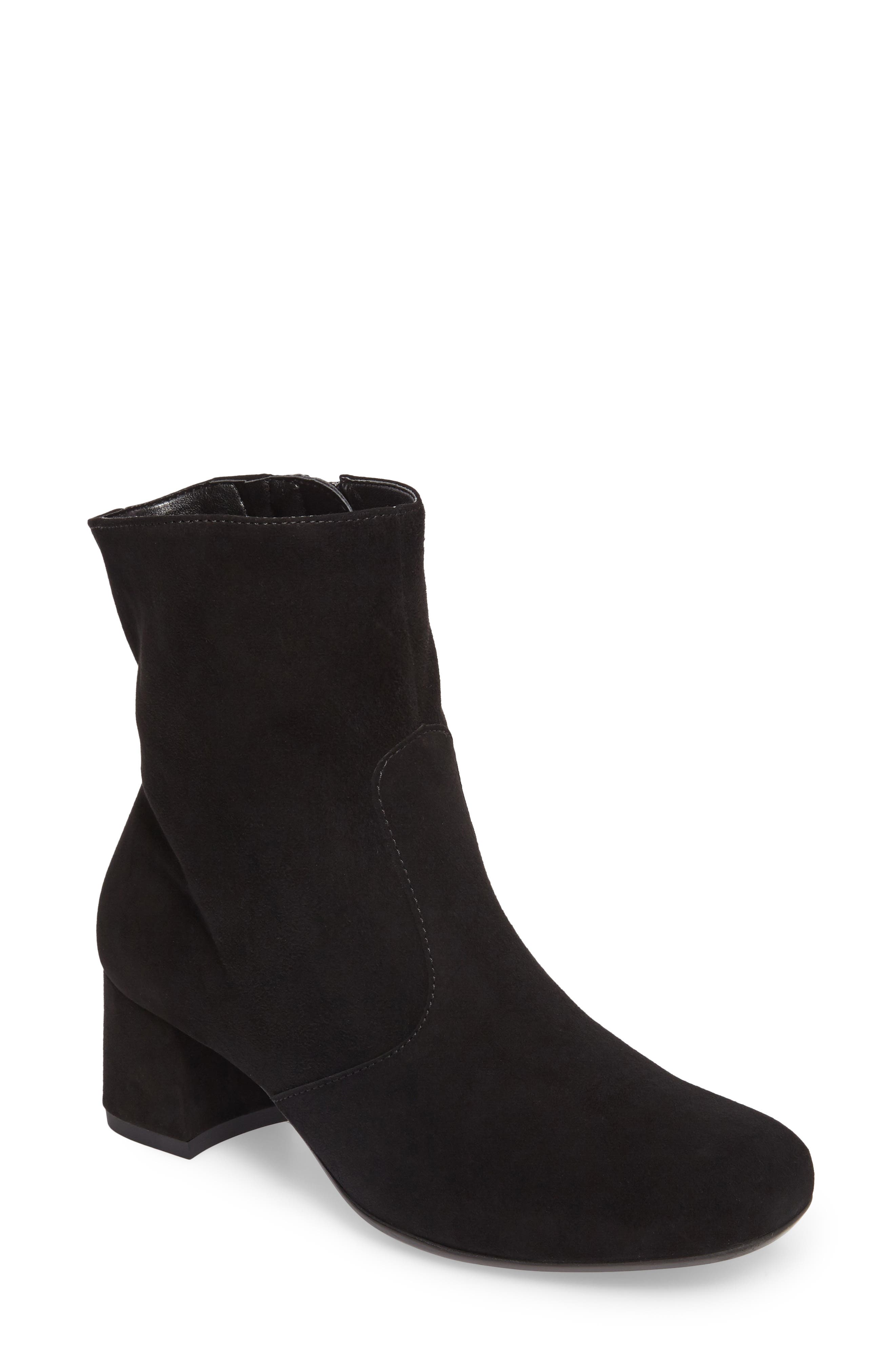 Ara Carter Sock Bootie, Black