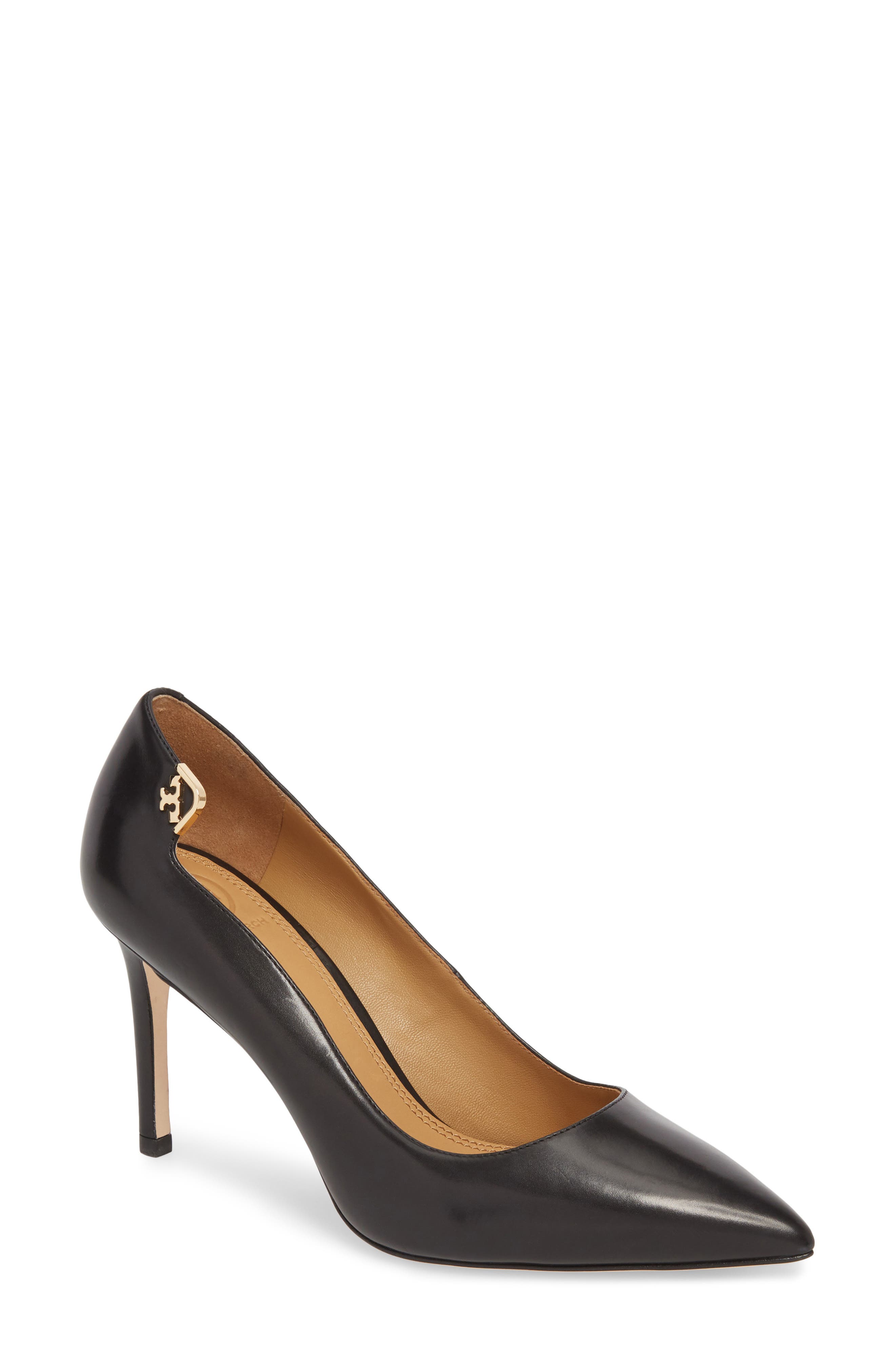 tory burch white pumps