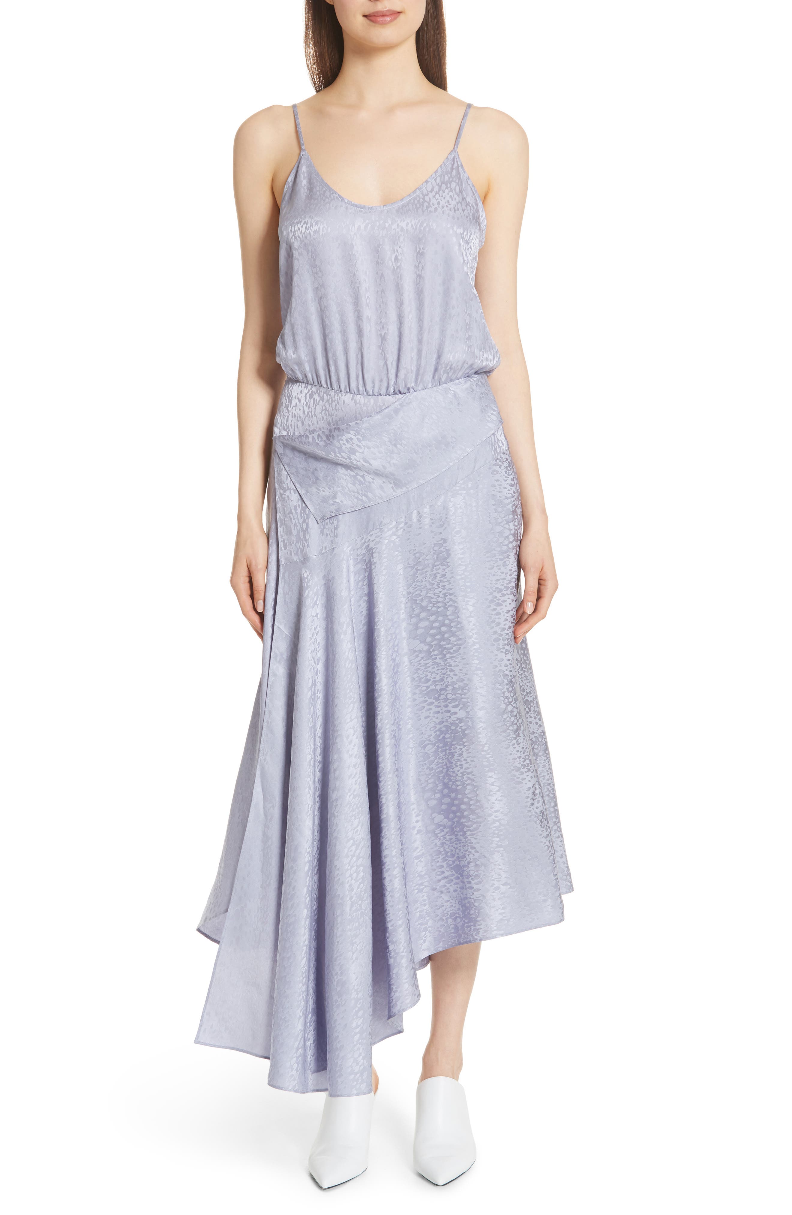 A.l.c. Willa Asymmetrical Silk Jacquard Dress