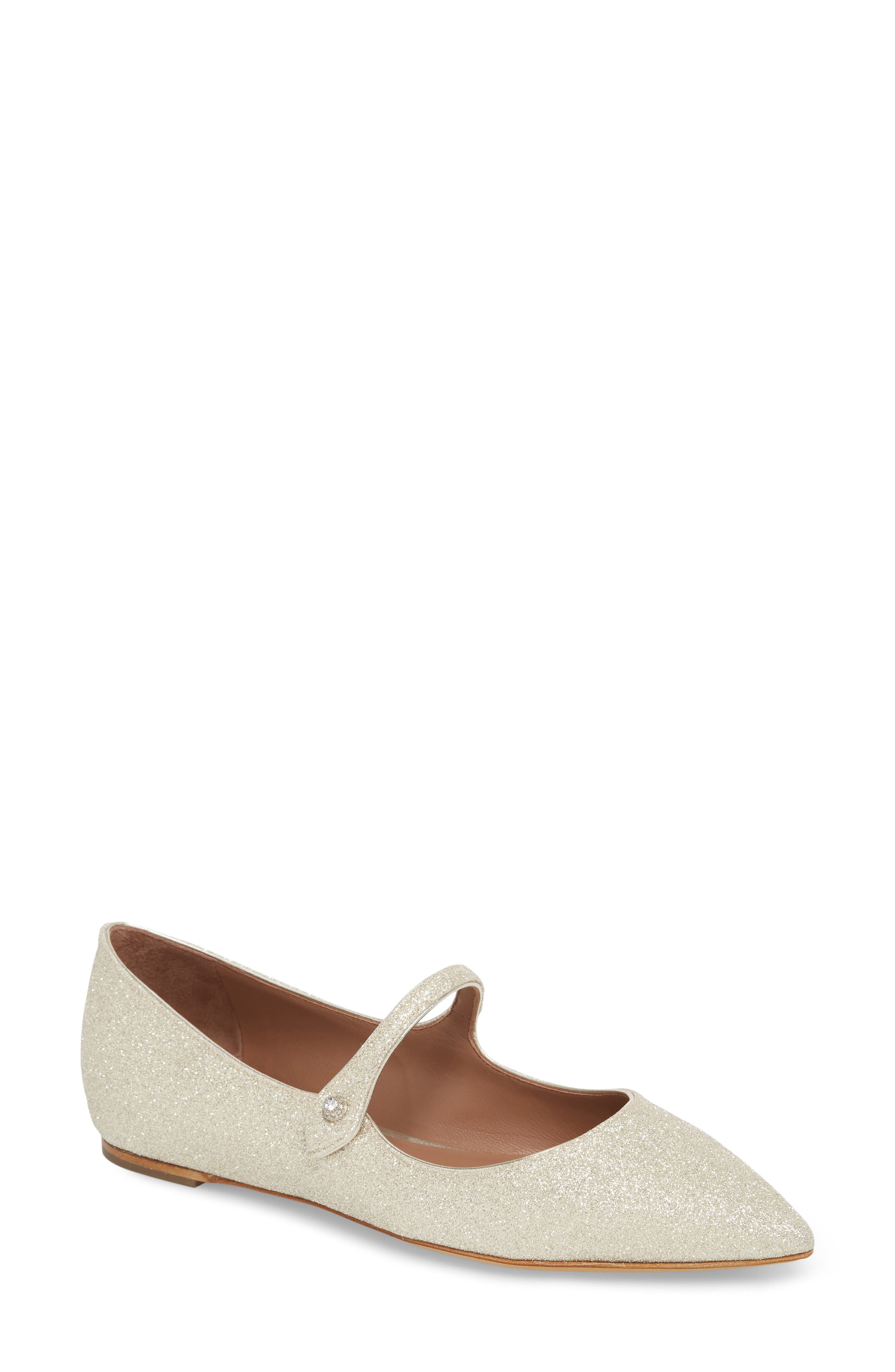 Tabitha Simmons Hermione Mary Jane Flat, Beige