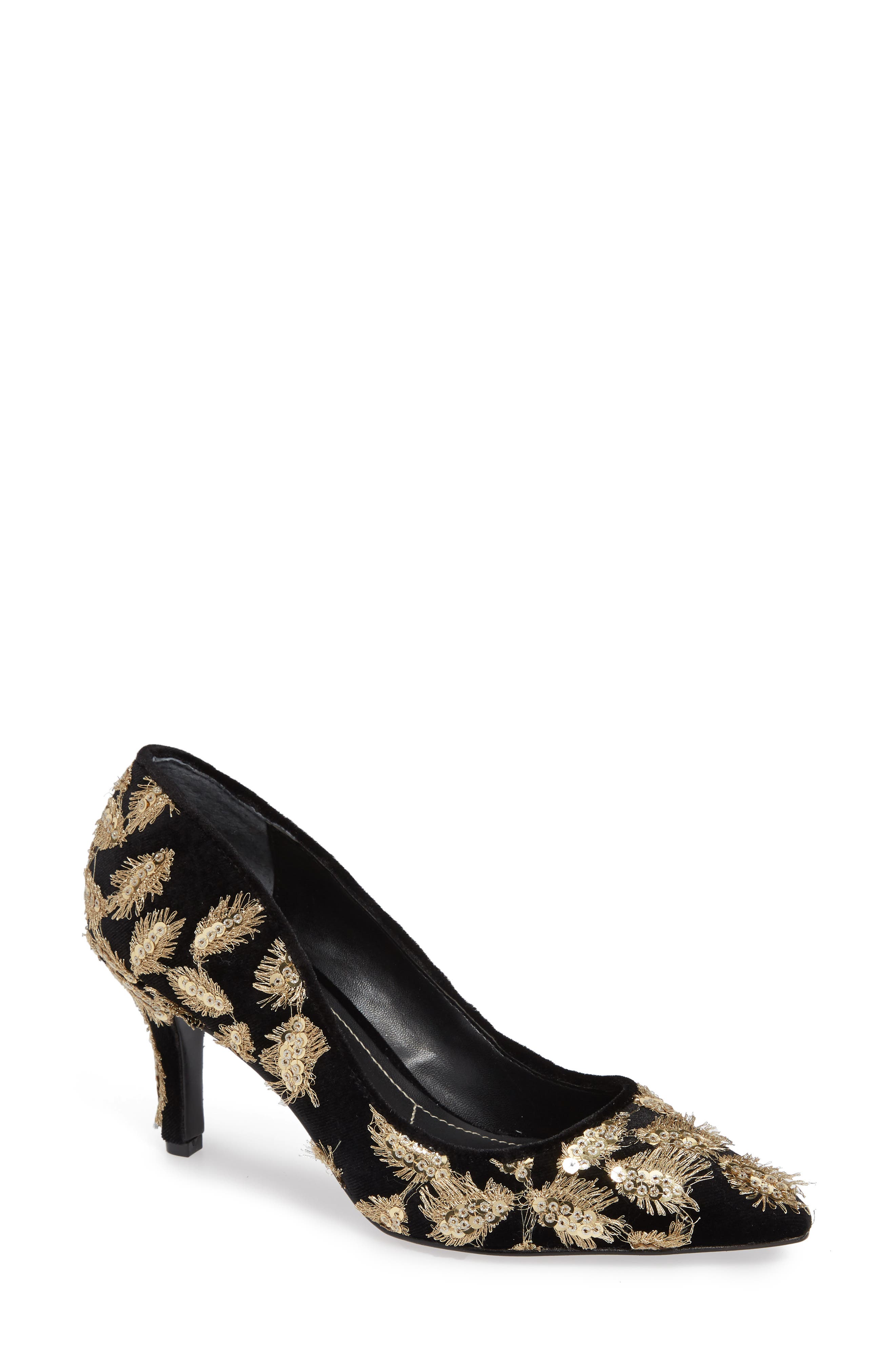 Charles By Charles David Sophie Embellished Pump, Metallic