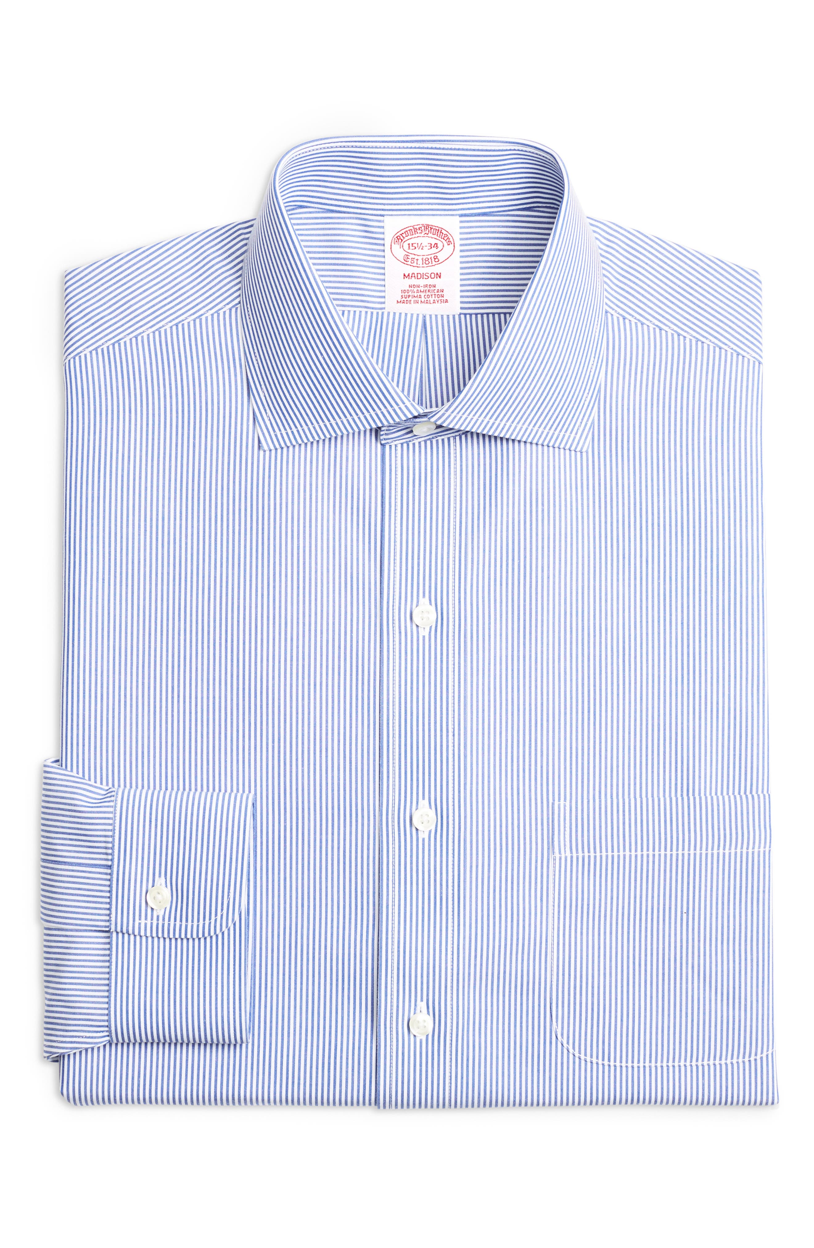 Brooks Brothers Classic Fit Stripe Dress Shirt (3 For $207)
