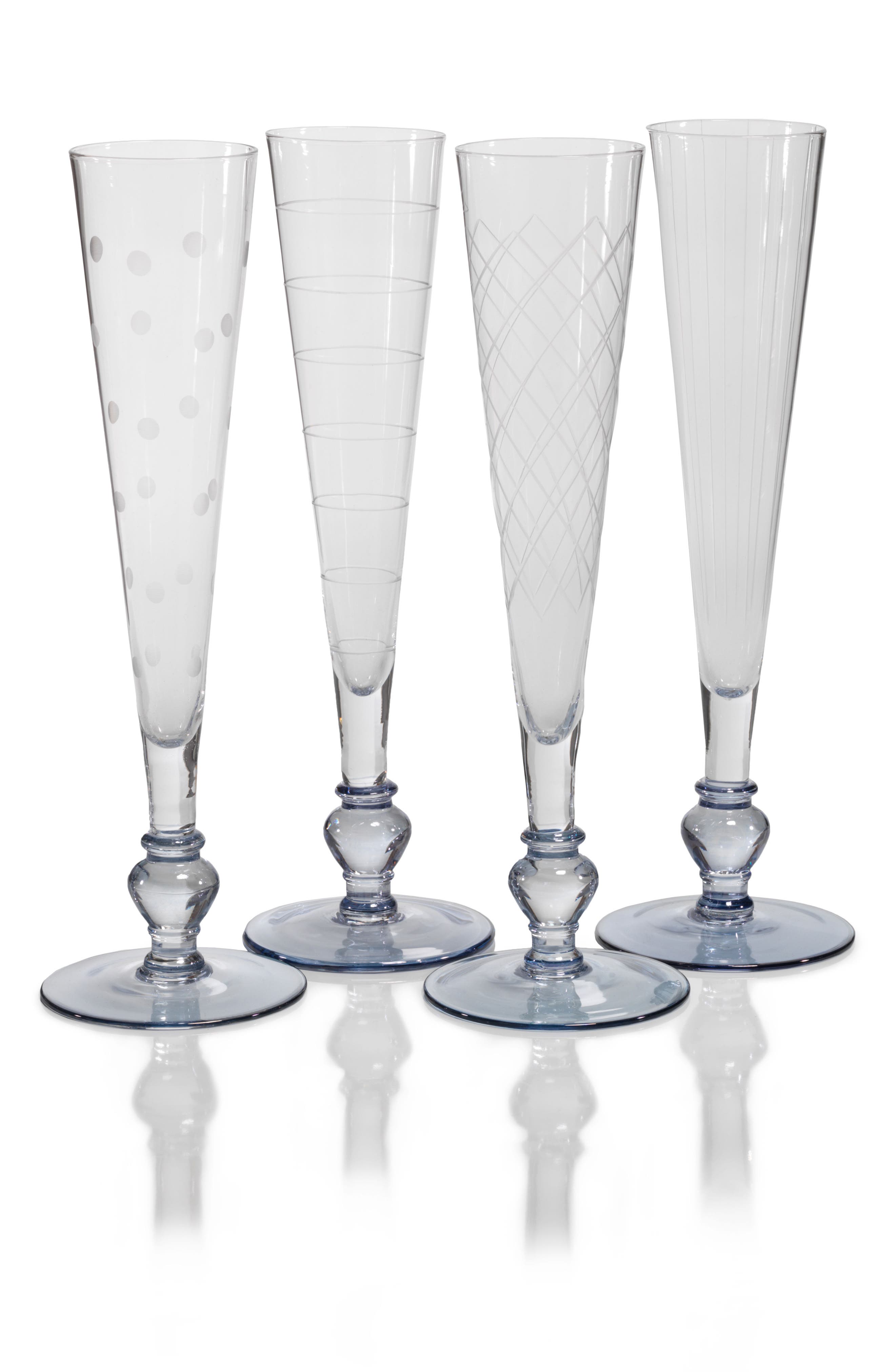 Zodax Tatiana Set of 4 Champagne Flutes Nordstrom