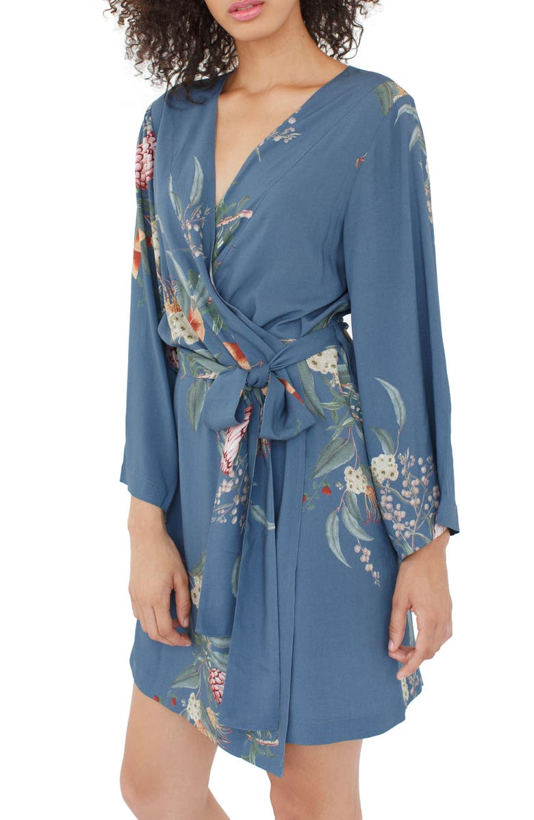 Plum Pretty Sugar Floral Kimono Robe | Nordstrom