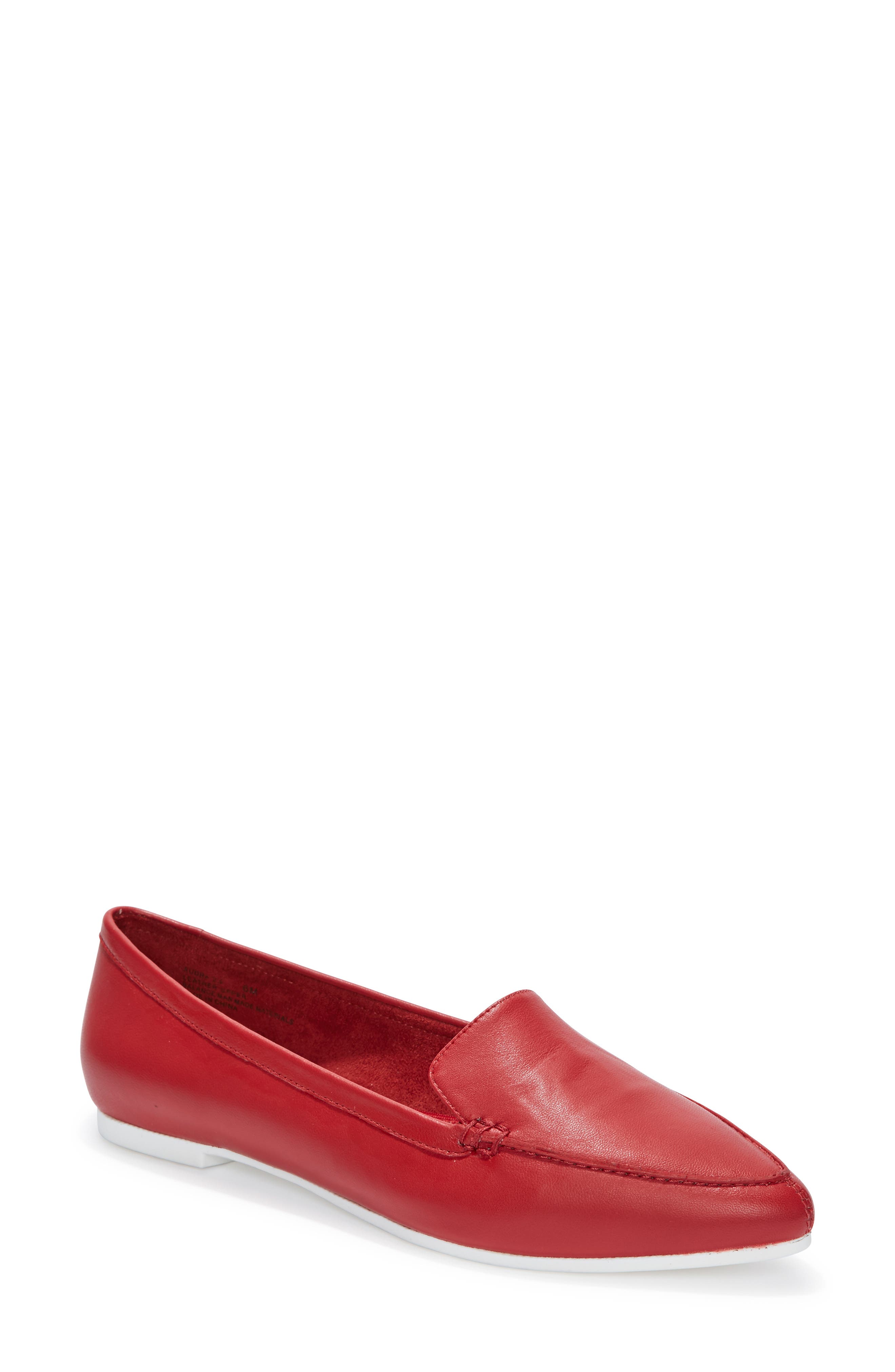 Me Too Audra Loafer Flat- Red