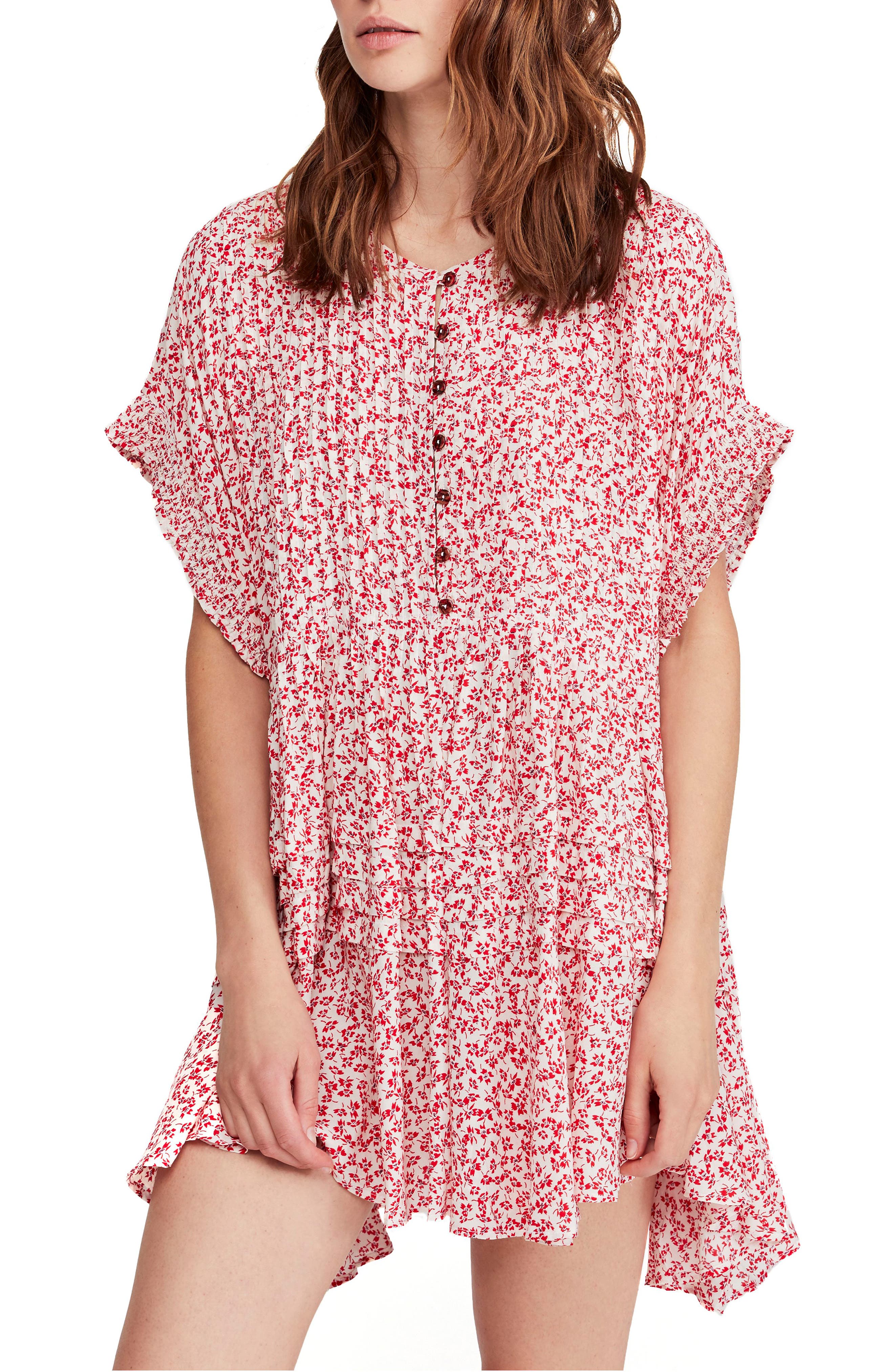 Free People One Fine Day Minidress, Red