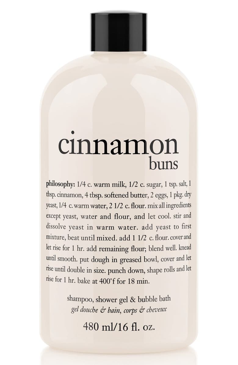 philosophy 'cinnamon buns' shampoo, shower gel & bubble bath | Nordstrom