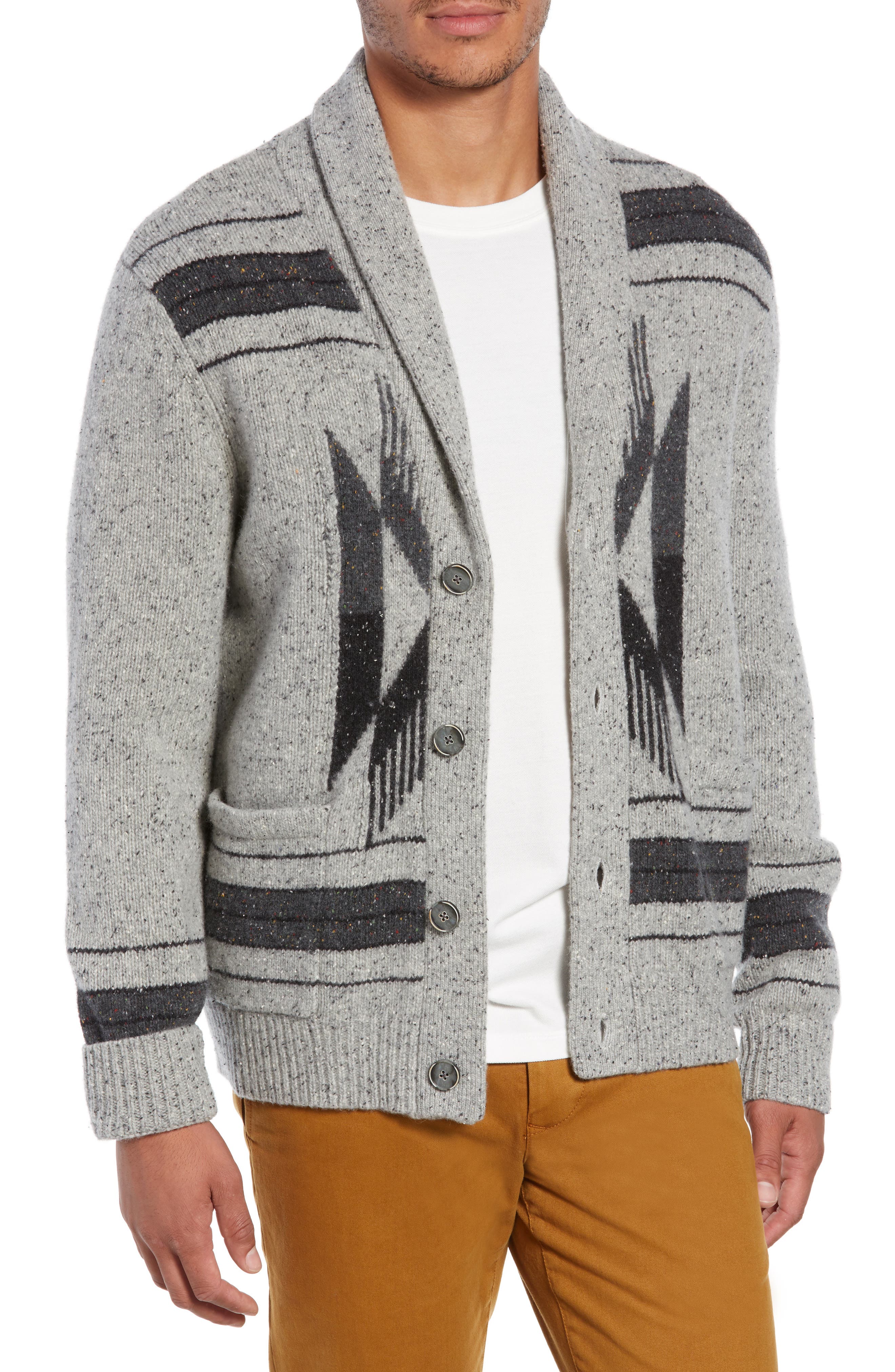 Life/after/denim Phoenix Regular Fit Cardigan, Grey
