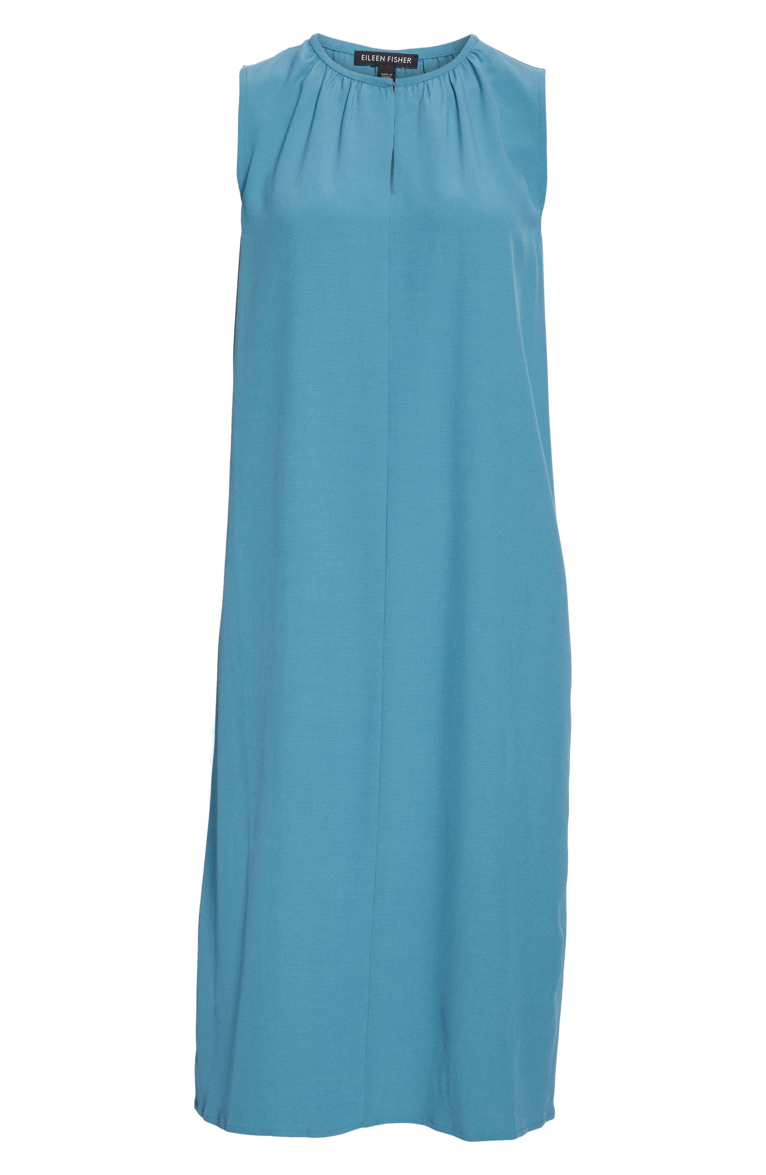 Eileen Fisher Silk Shift Dress, Blue