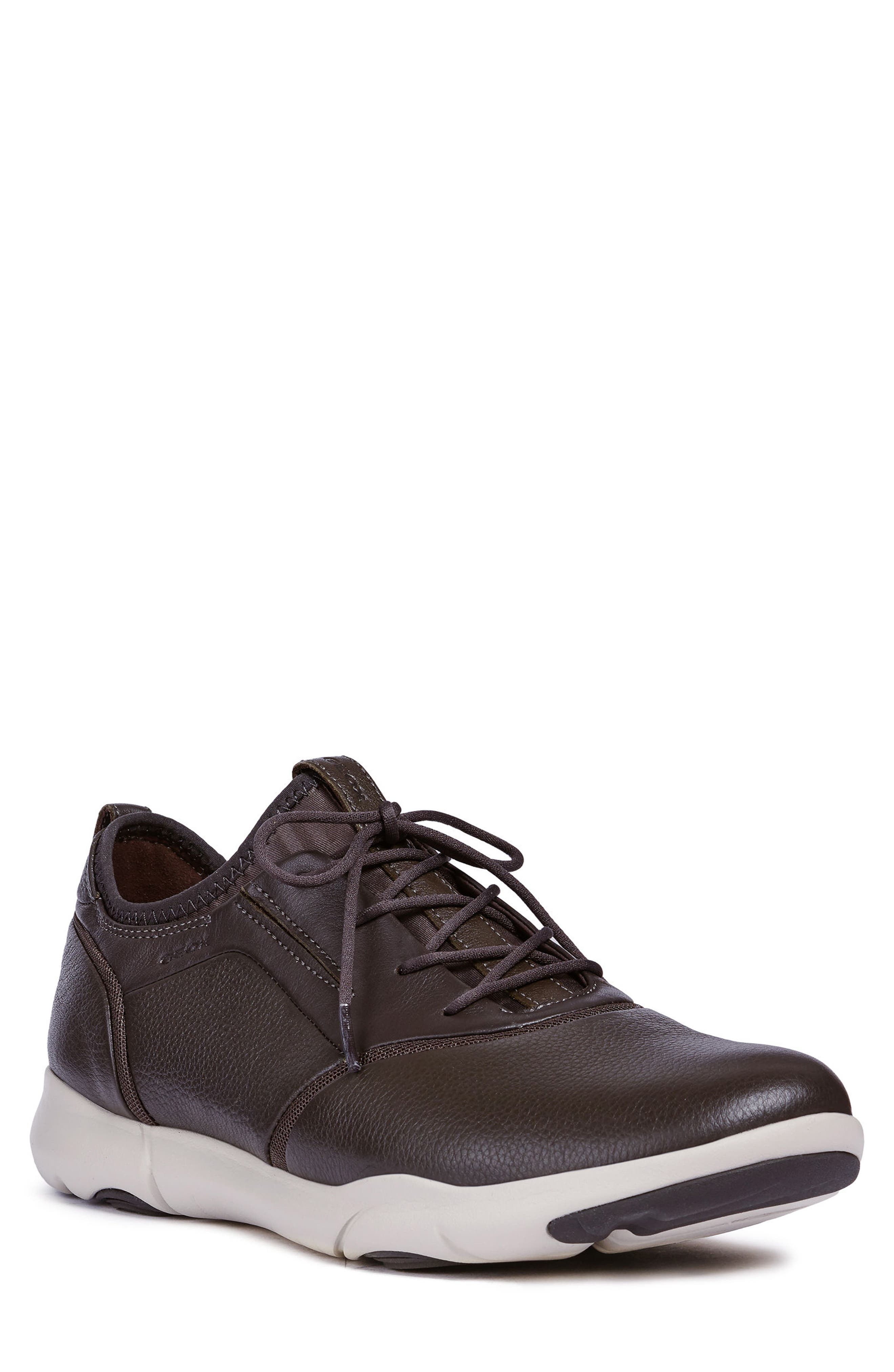 Geox Nebula S 4 Lace-Up Sneaker, Brown