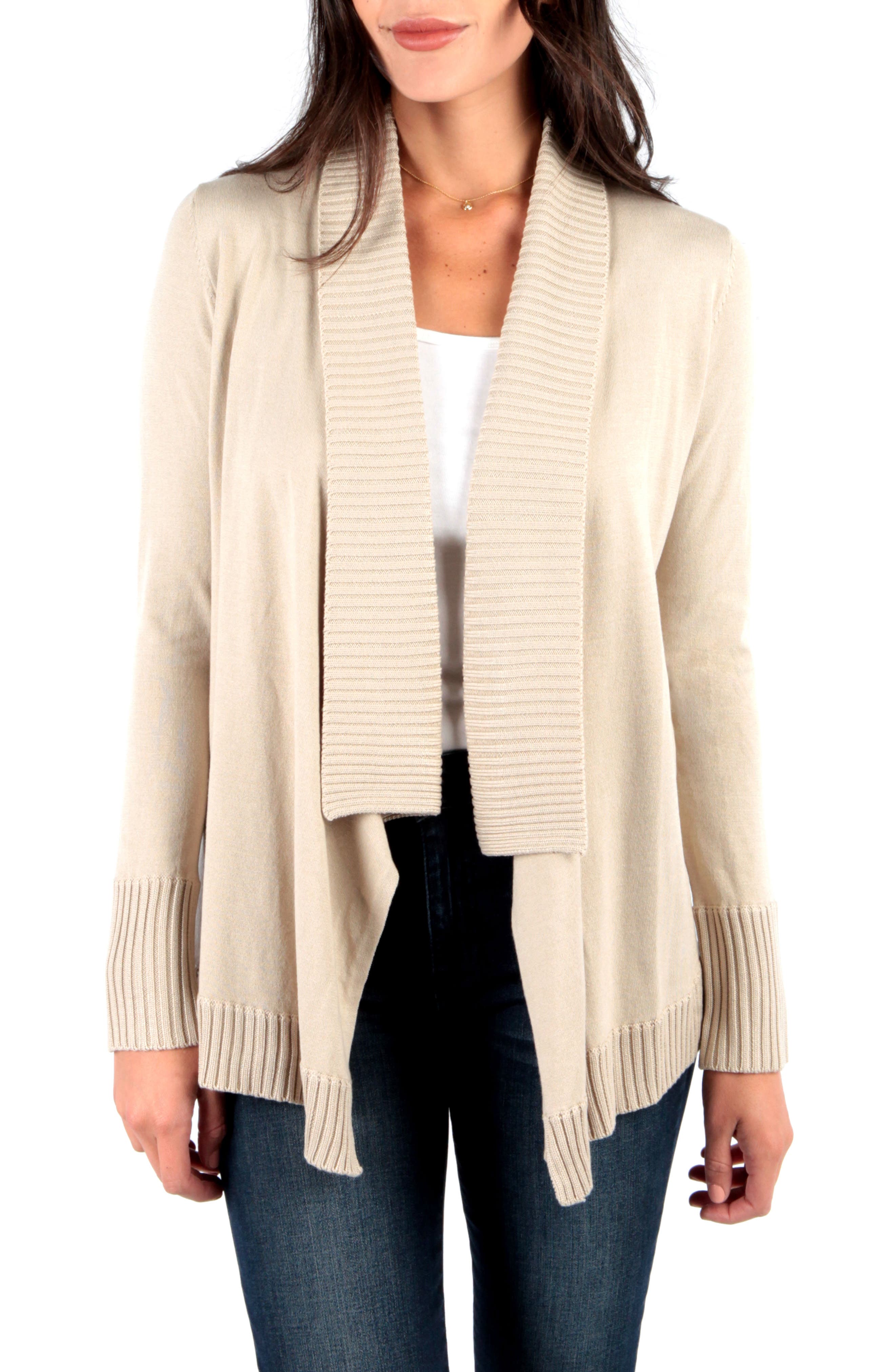 Kut From The Kloth Amabelle Knit Cardigan, Beige