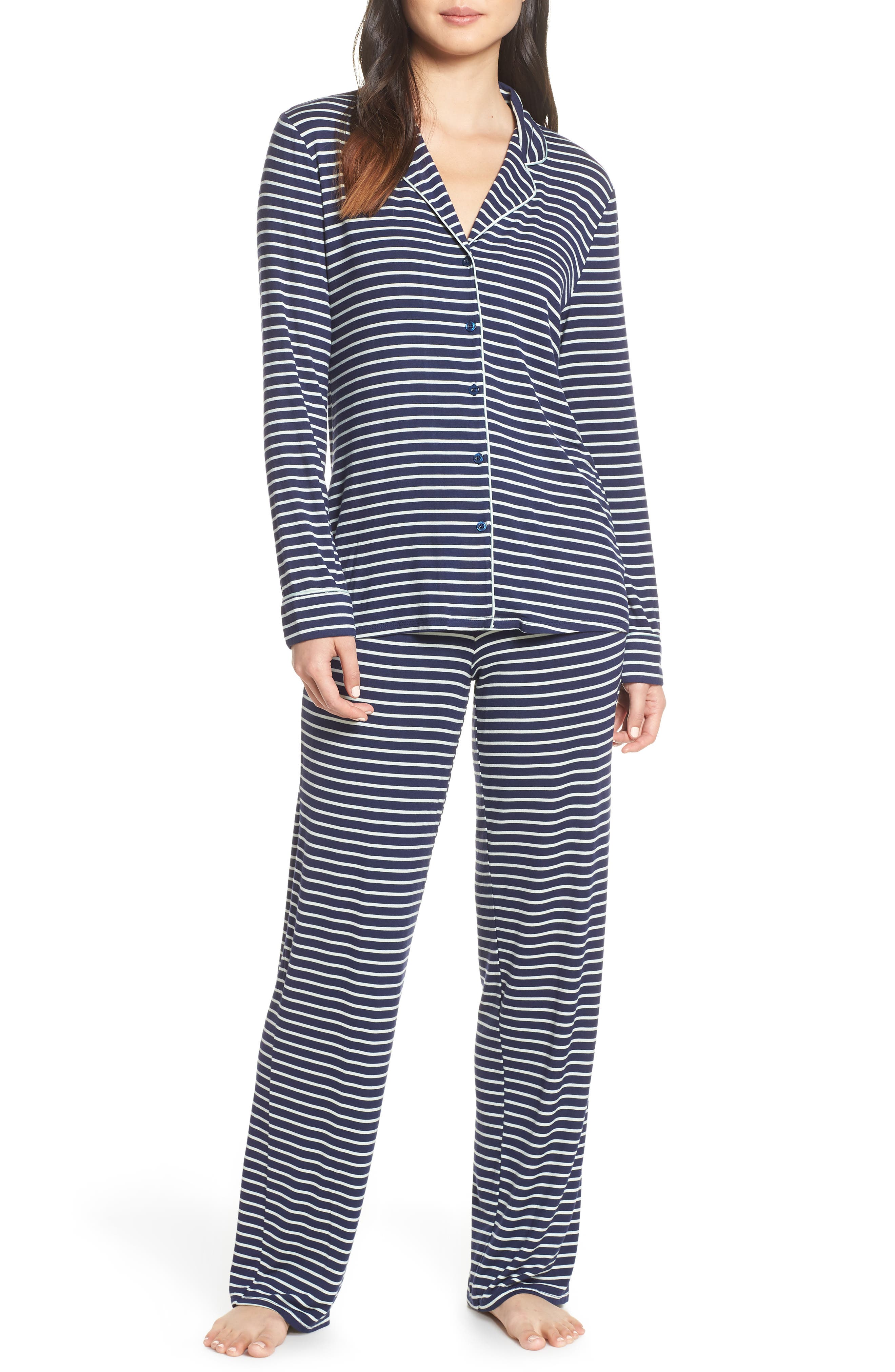 Nordstrom Lingerie Moonlight Pajamas, Blue