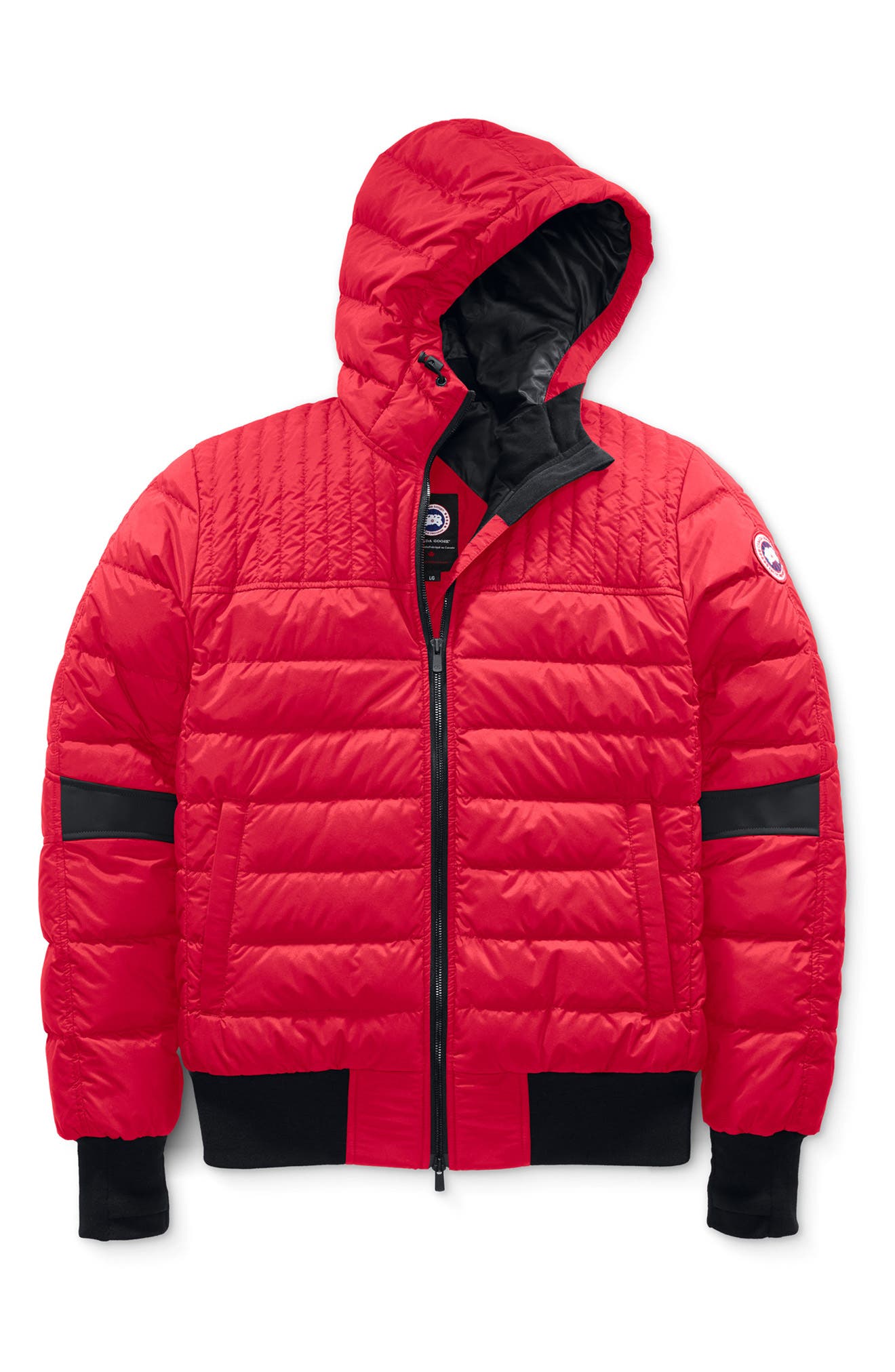 Canada Goose Cabri Hooded Packable Down Jacket, Red