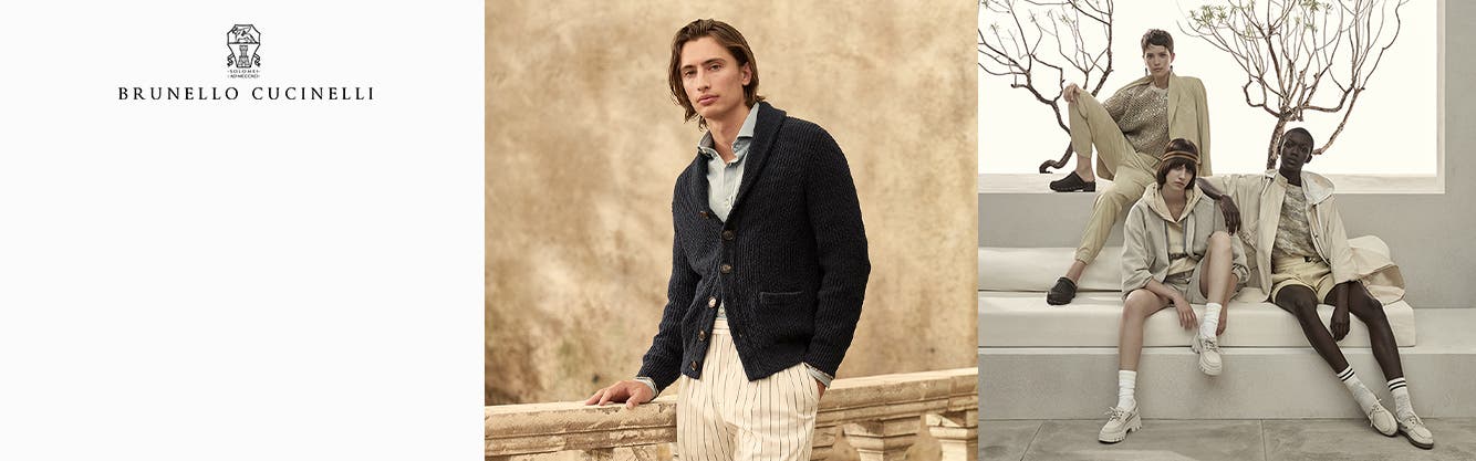 Brunello Cucinelli clothing for women and men.