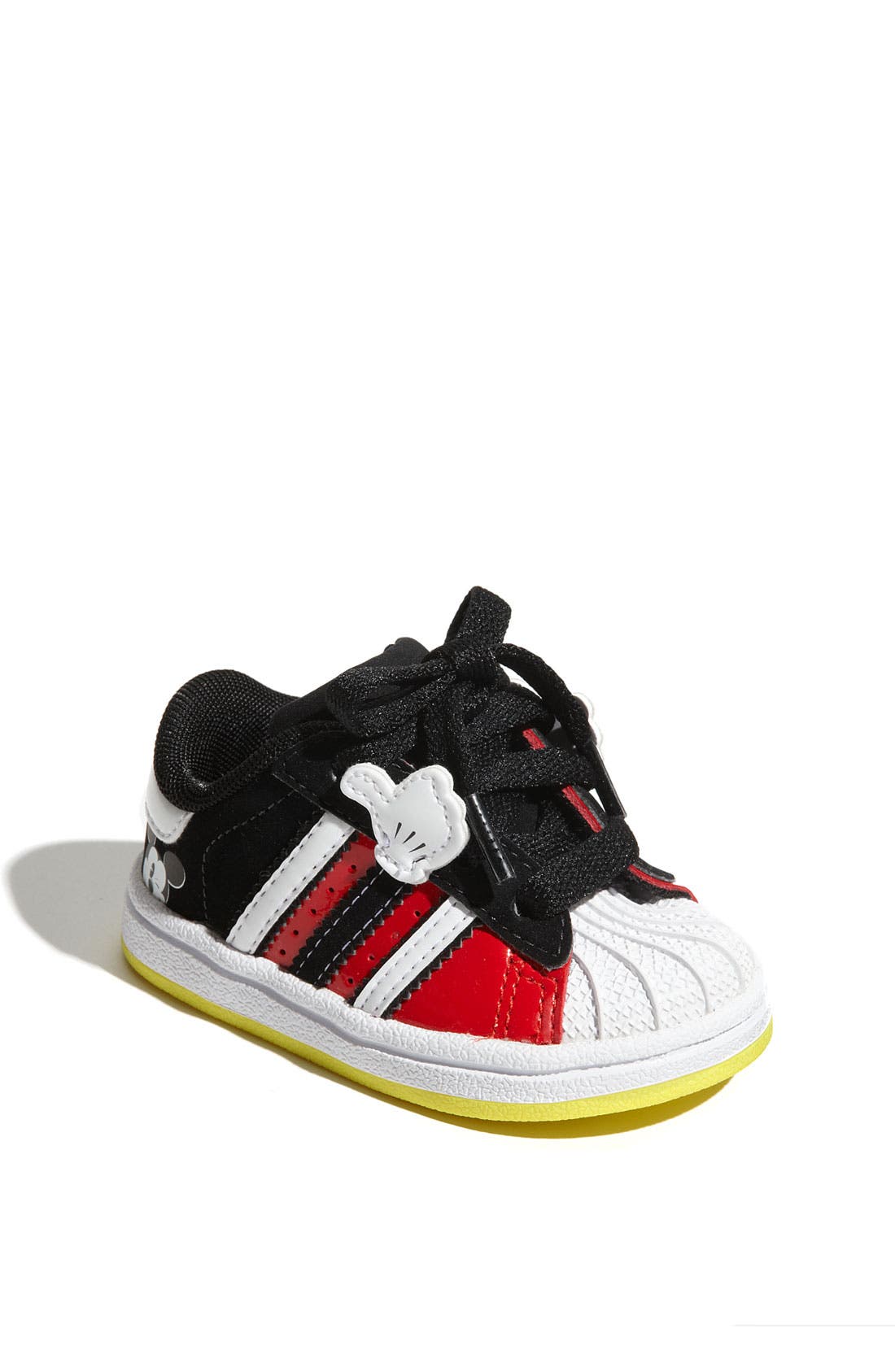 adidas 'Superstar Disney Mickey®' Sneaker (Baby, Walker, Toddler