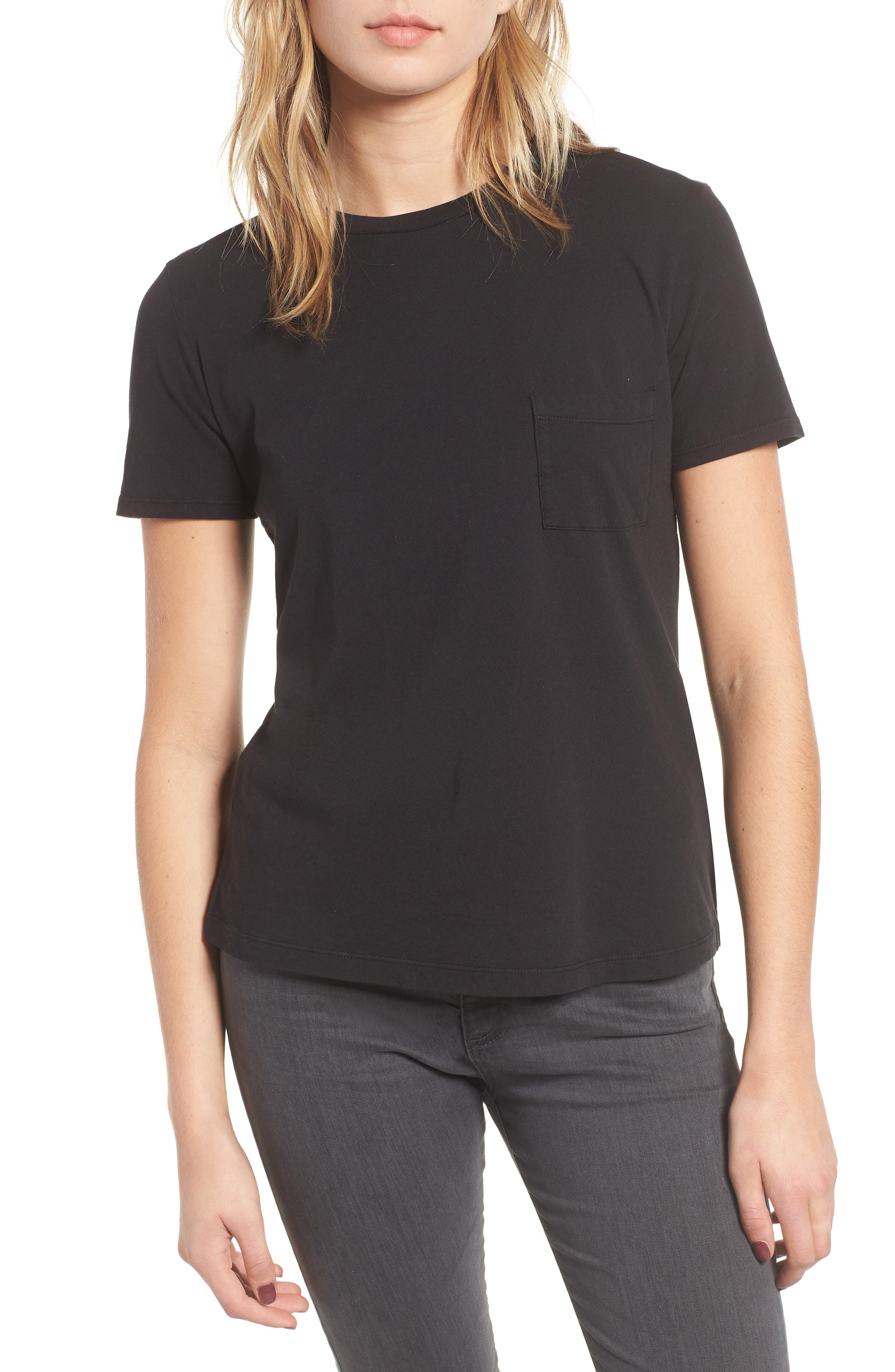 Amour Vert Valentine Crewneck Tee, Black