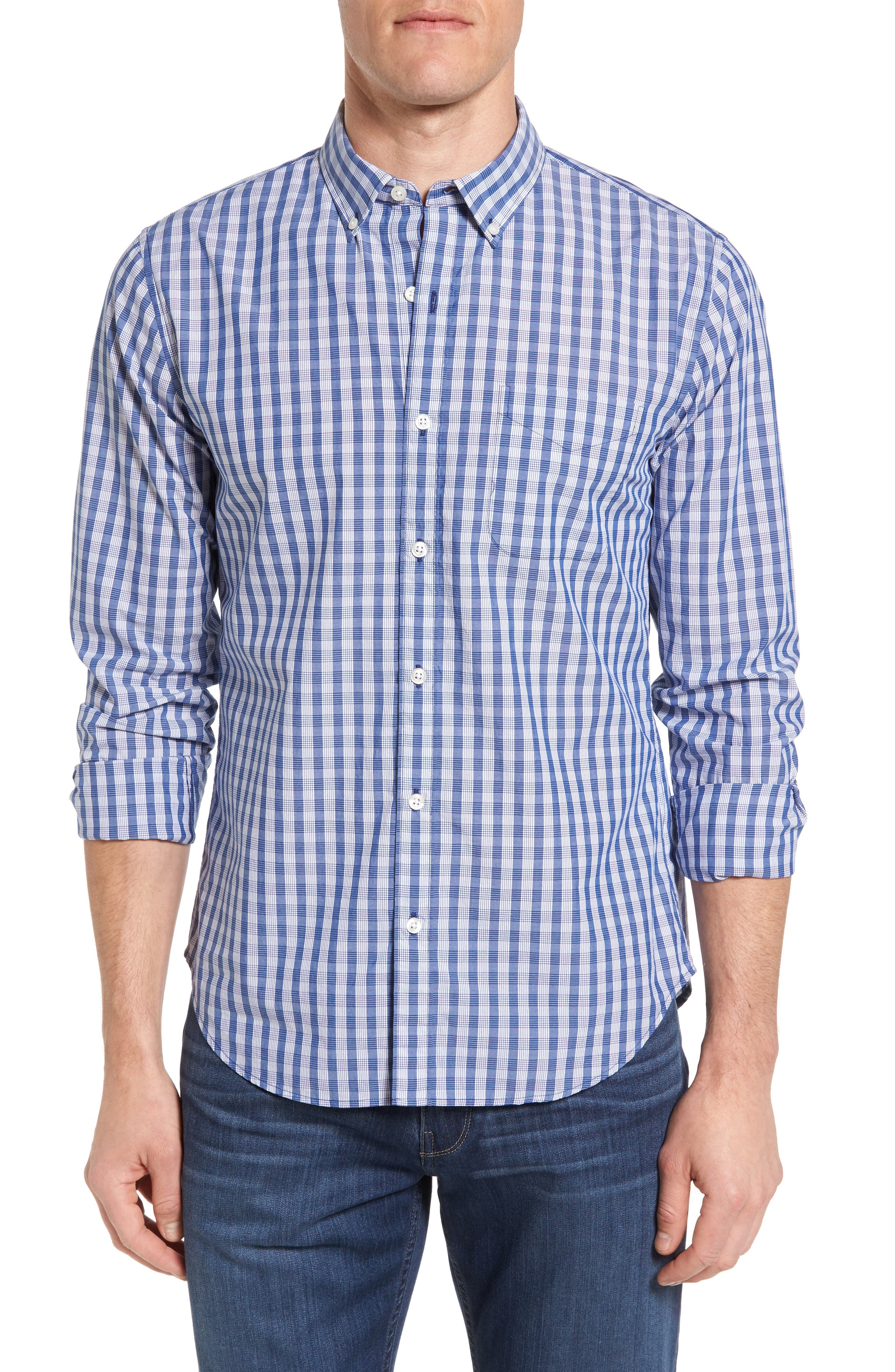 Bonobos Slim Fit Gingham Sport Shirt Nordstrom