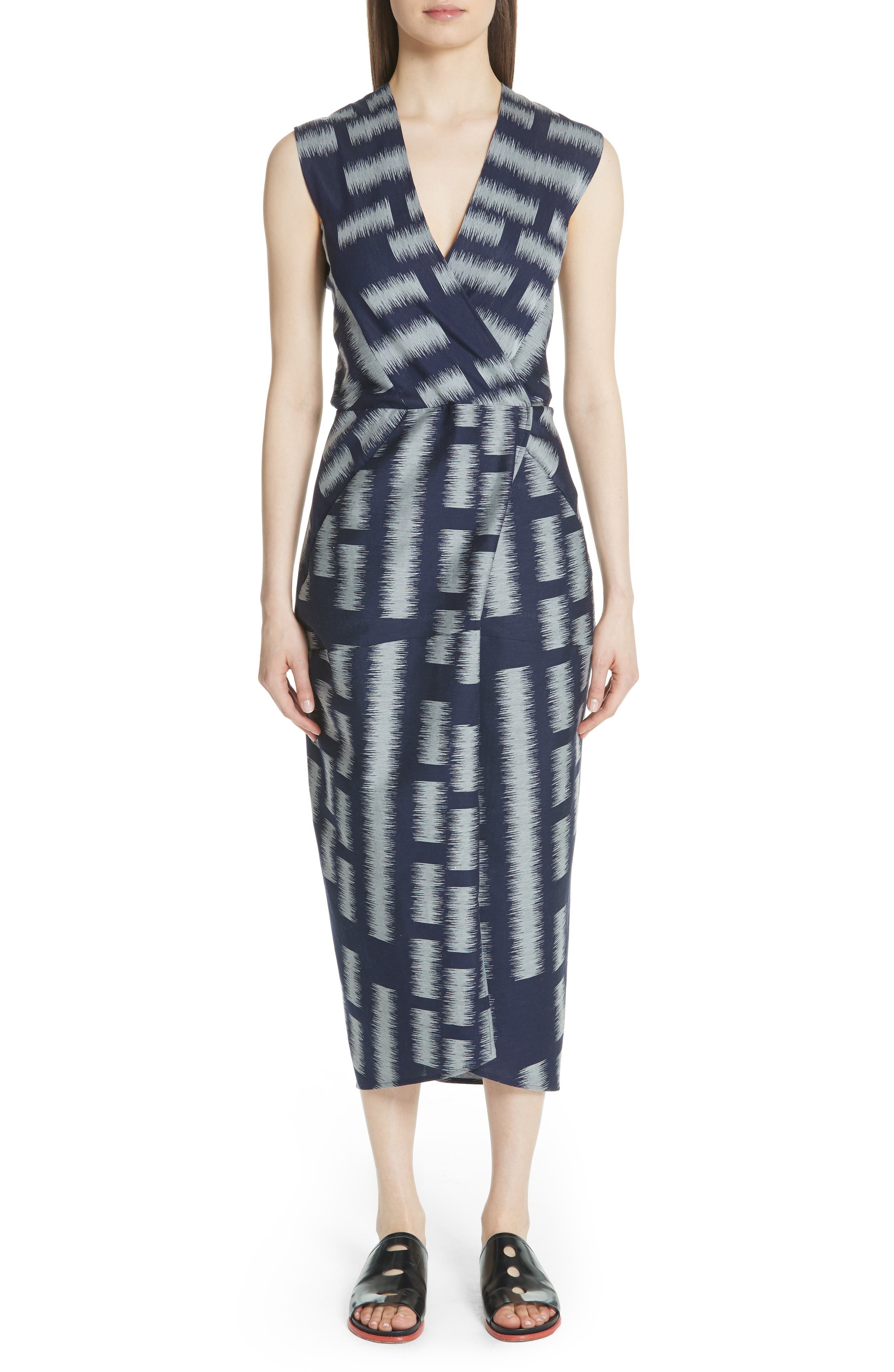 Zero + Maria Cornejo Block Jacquard Dress