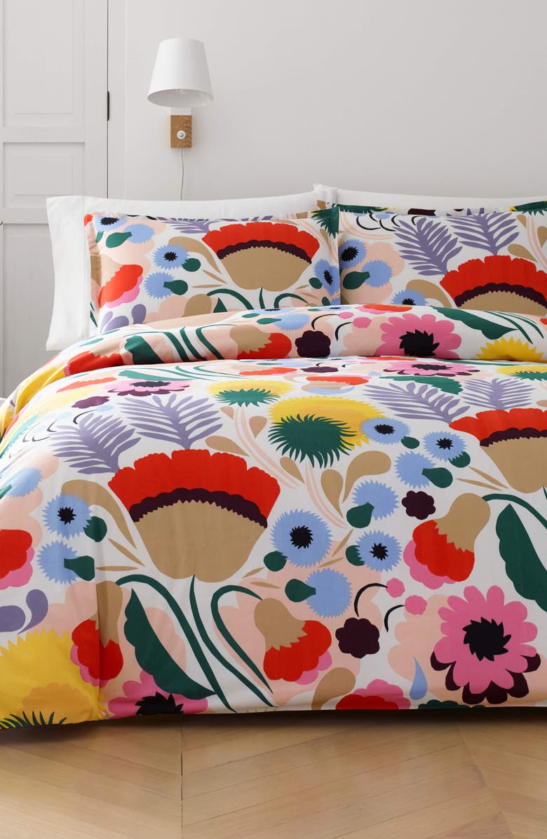 Marimekko Ojakellukka Duvet Cover Sham Set Nordstrom Marimekko Ojakellukka Duvet Cover Sham Set Main Color Blue Multi