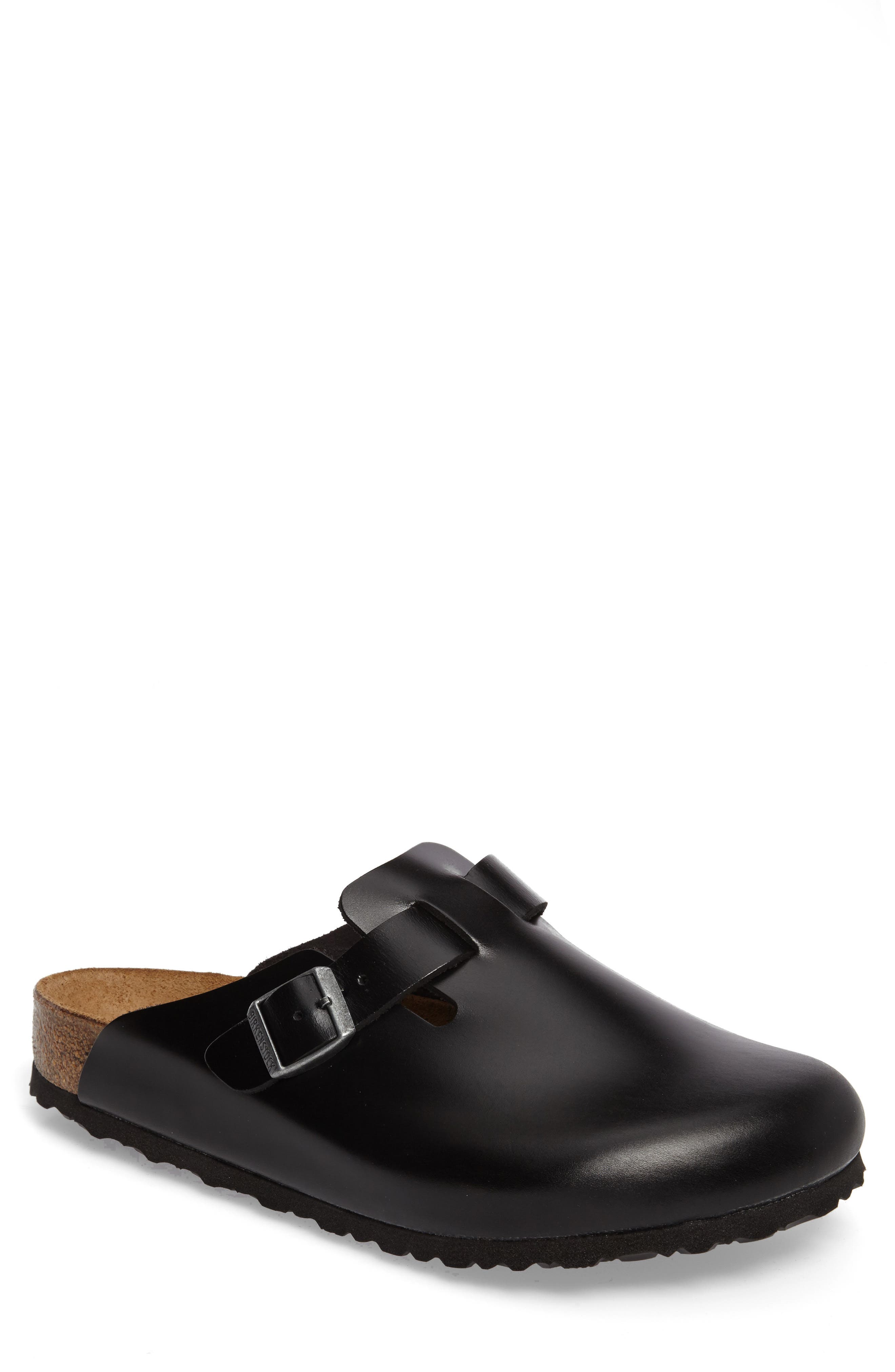Birkenstock Boston Soft Clog,8.5 - Black