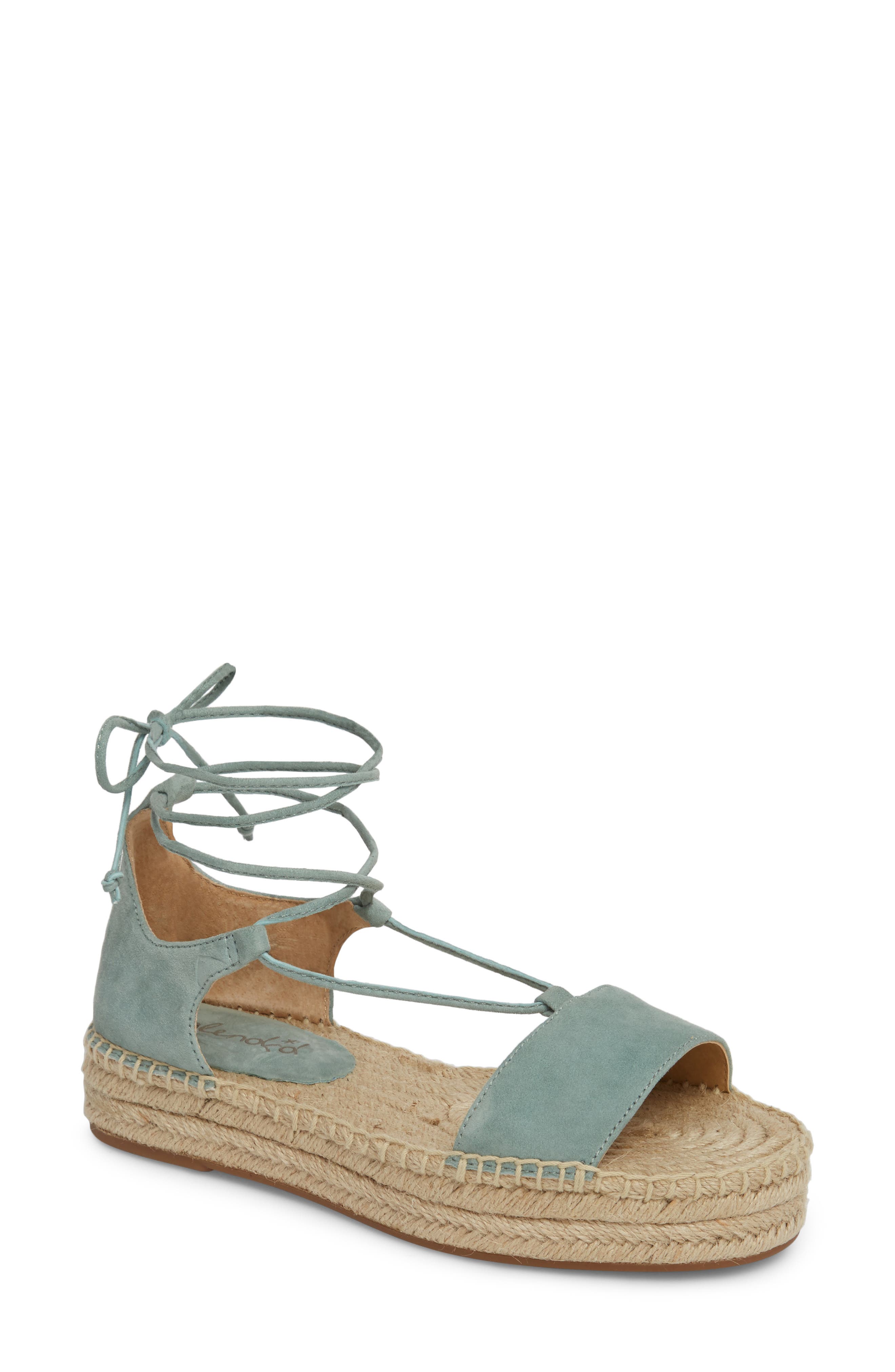 Splendid Fernanda Wraparound Platform Sandal- Green