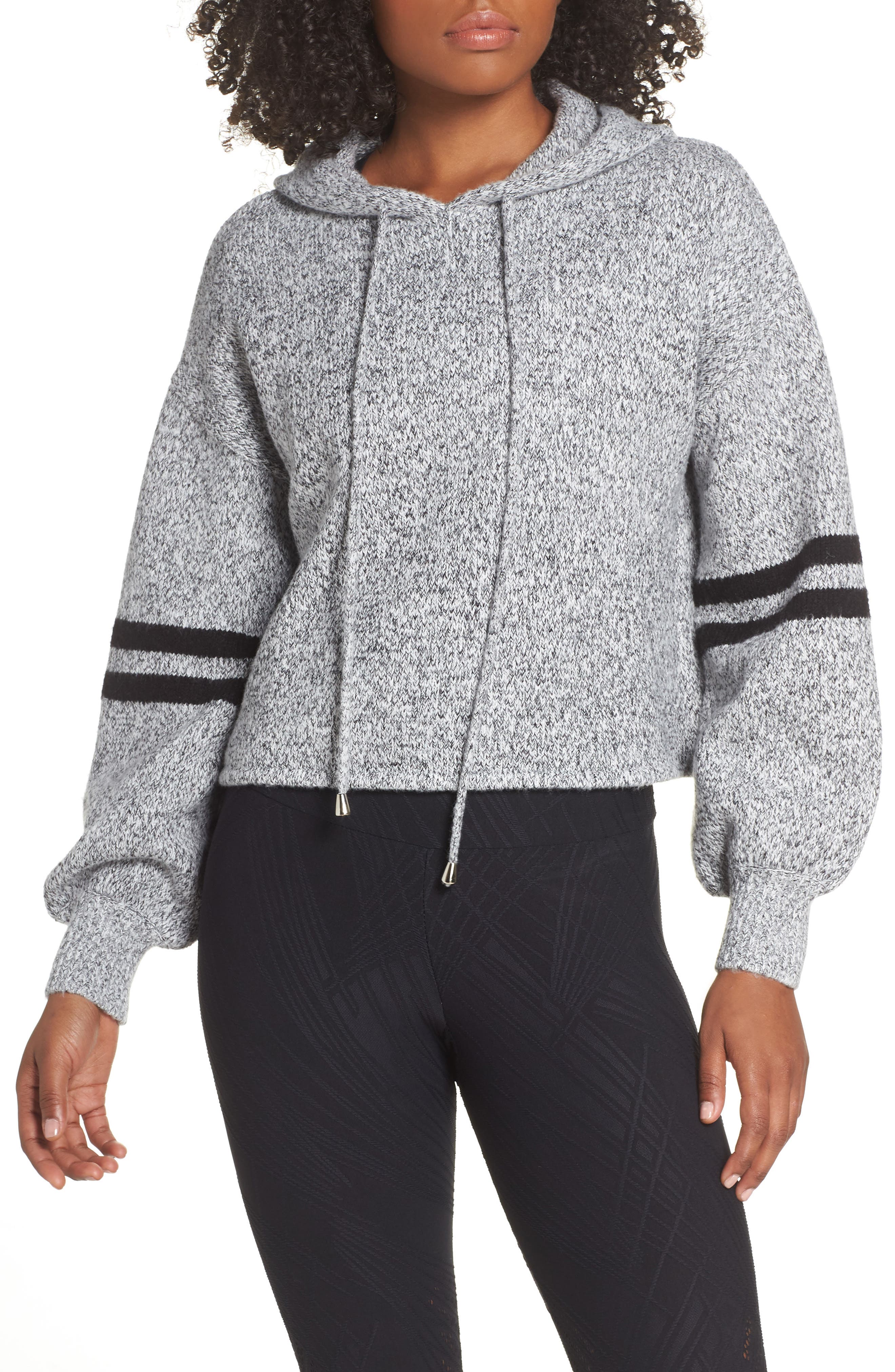 Onzie Varsity Hooded Sweater, Grey