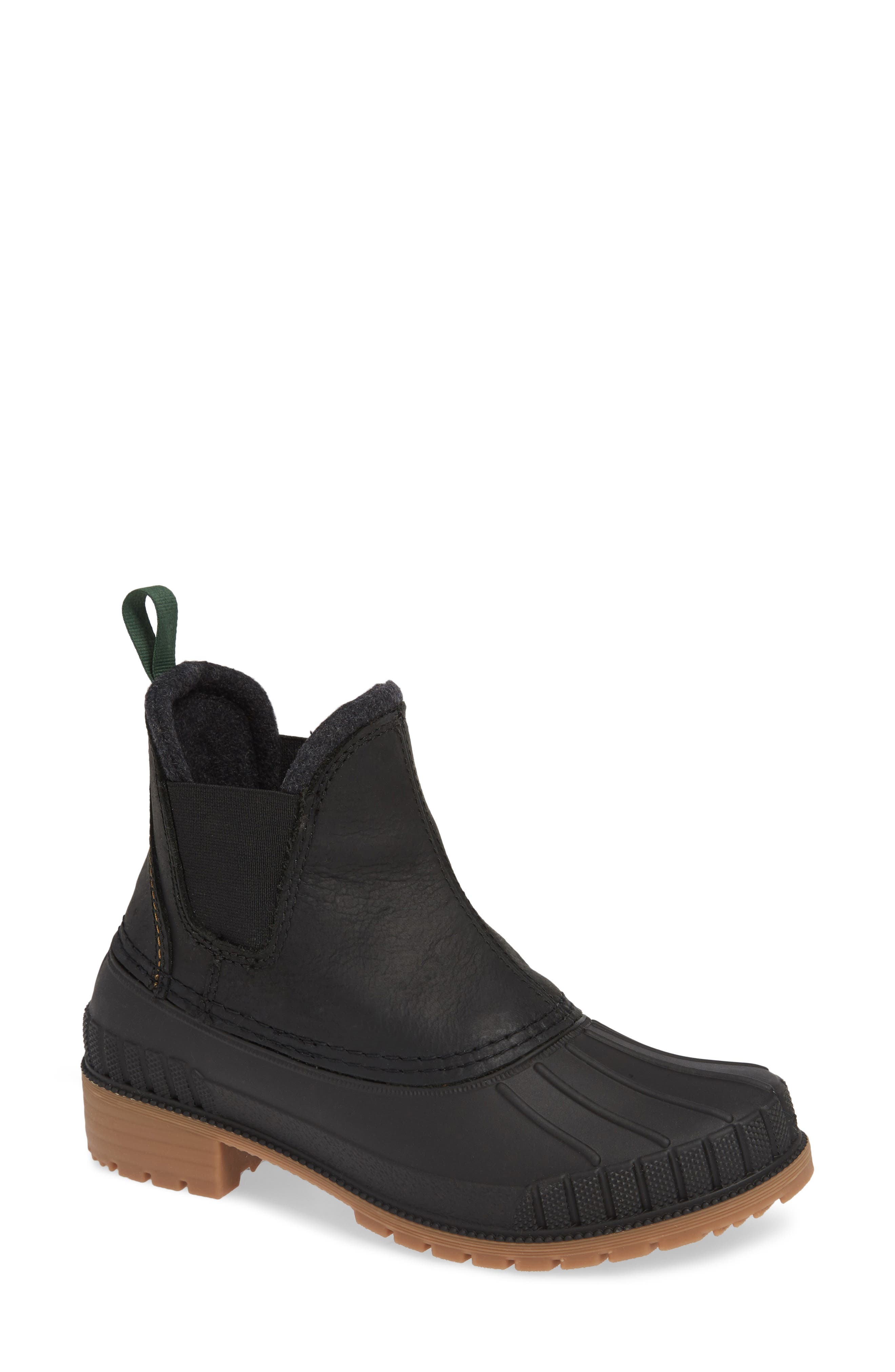 Kamik Siennac Waterproof Chelsea Bootie, Black