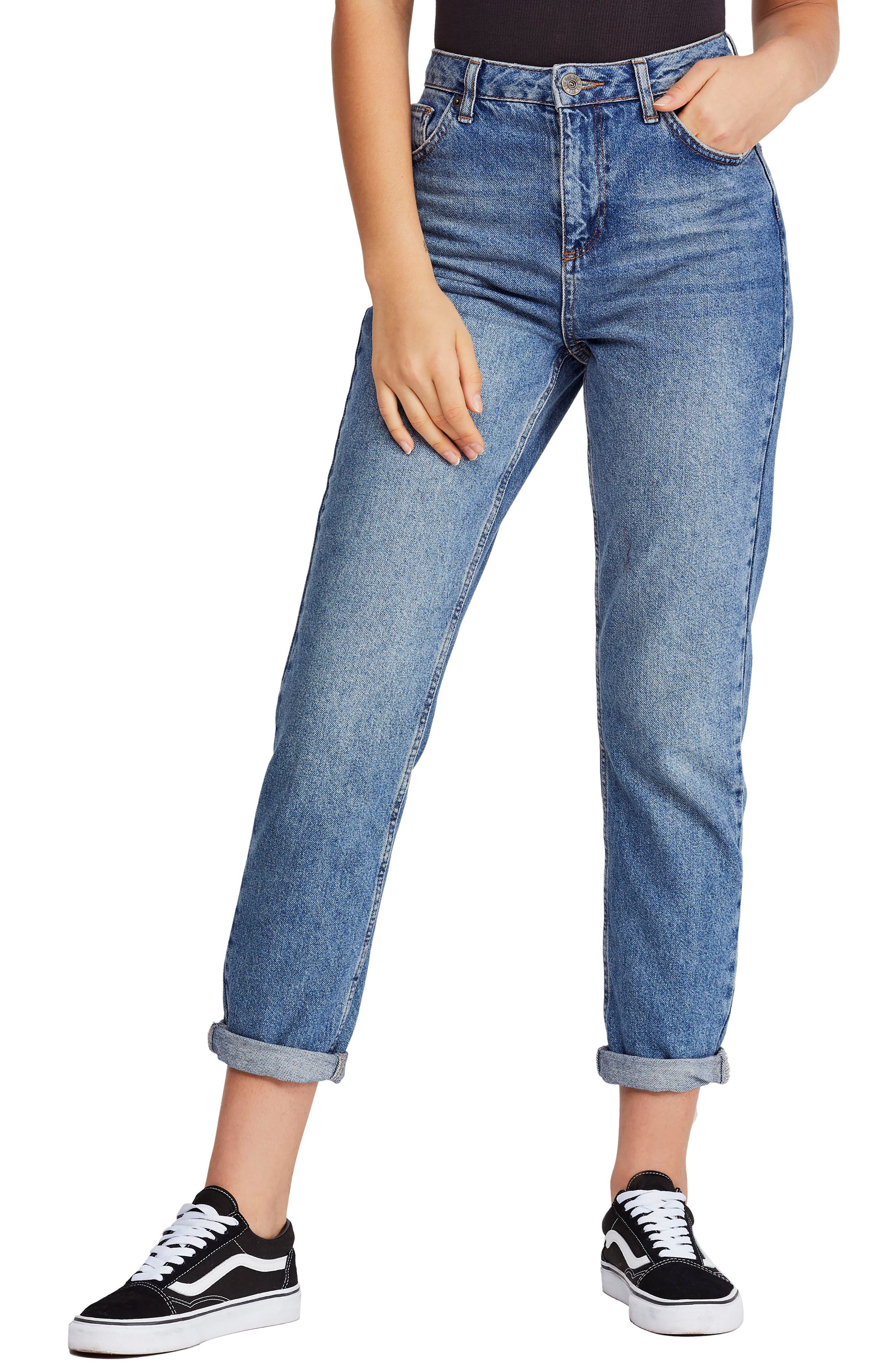 Urban Outfitters Mom Jeans,
 Main,
 color, DENIM BLUE