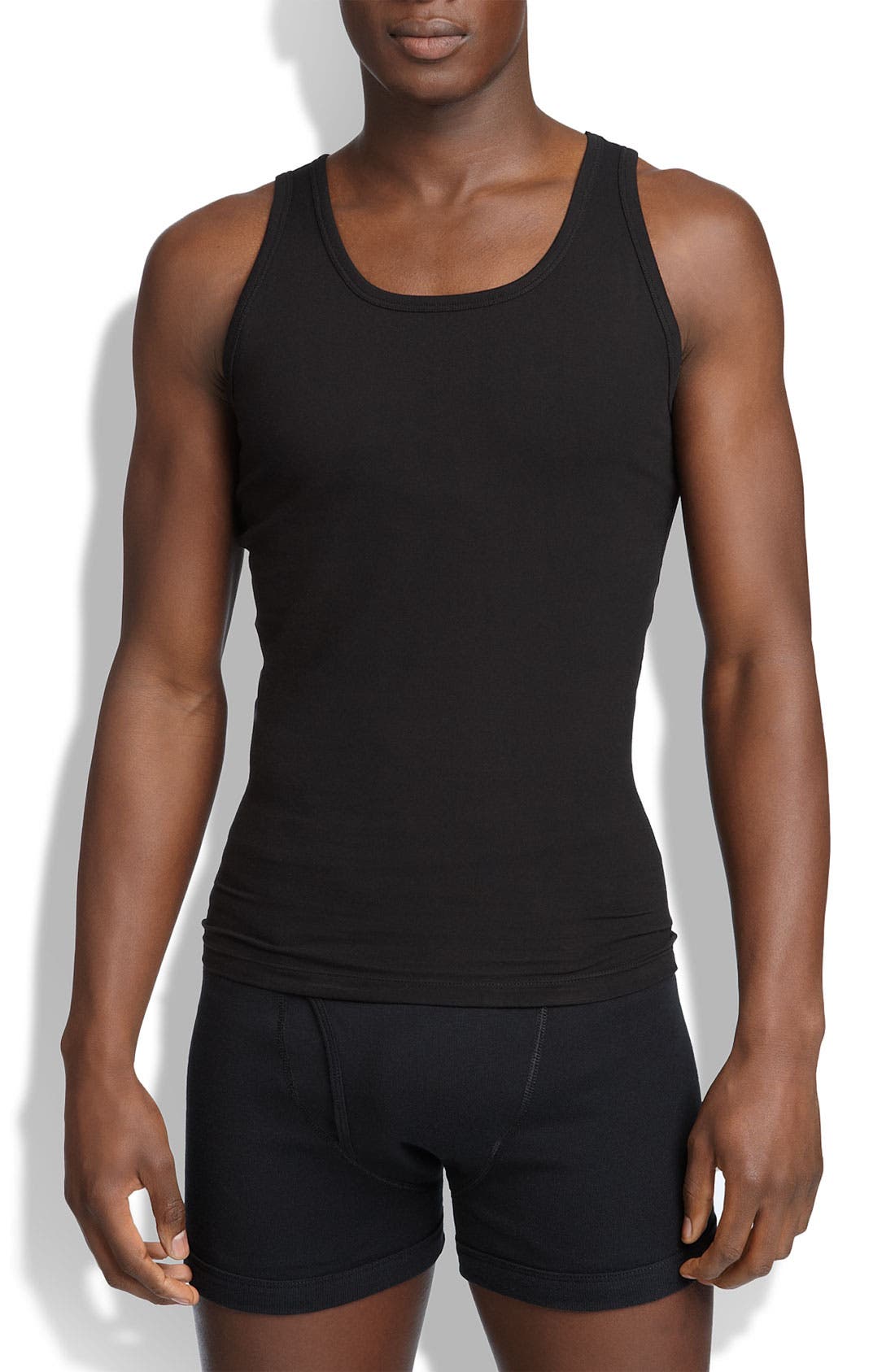 SPANX® Cotton Compression Tank Nordstrom