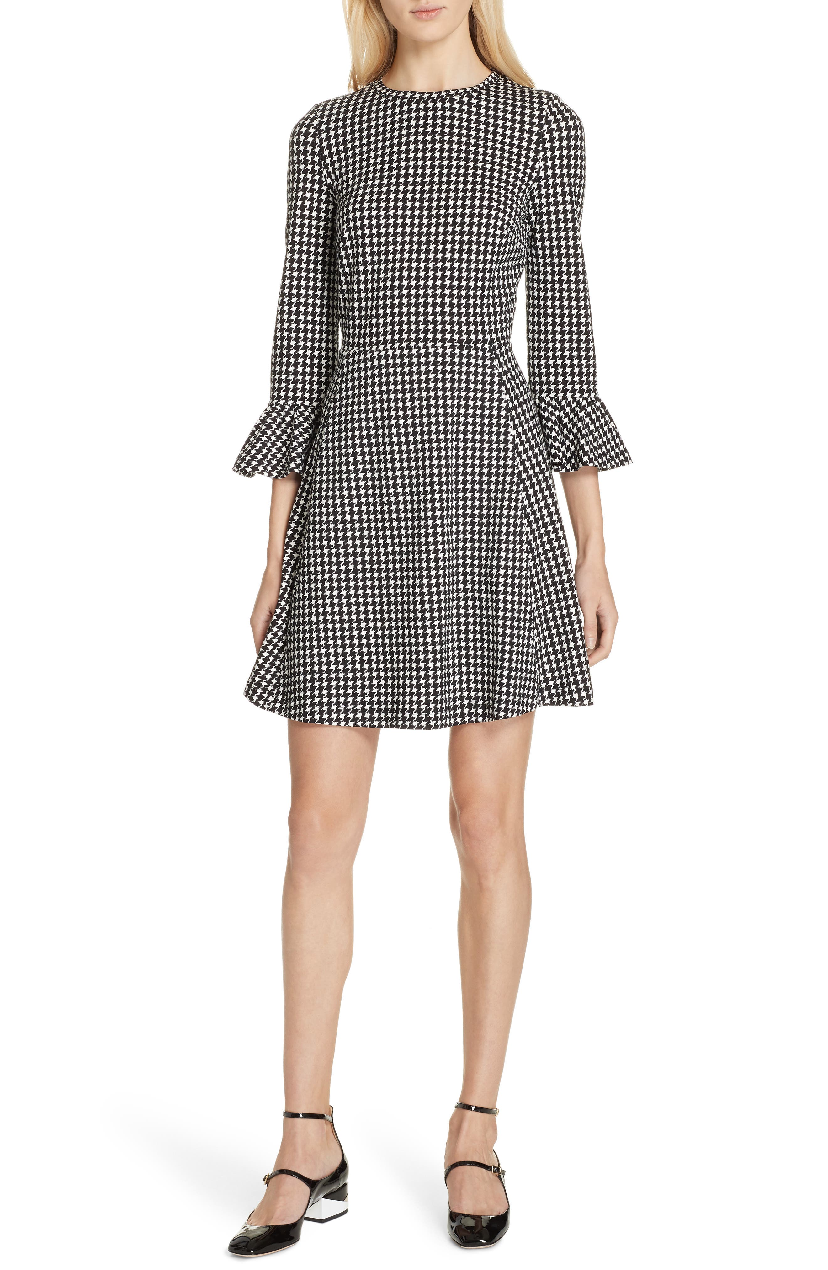 Kate Spade New York Houndstooth Ponte Dress