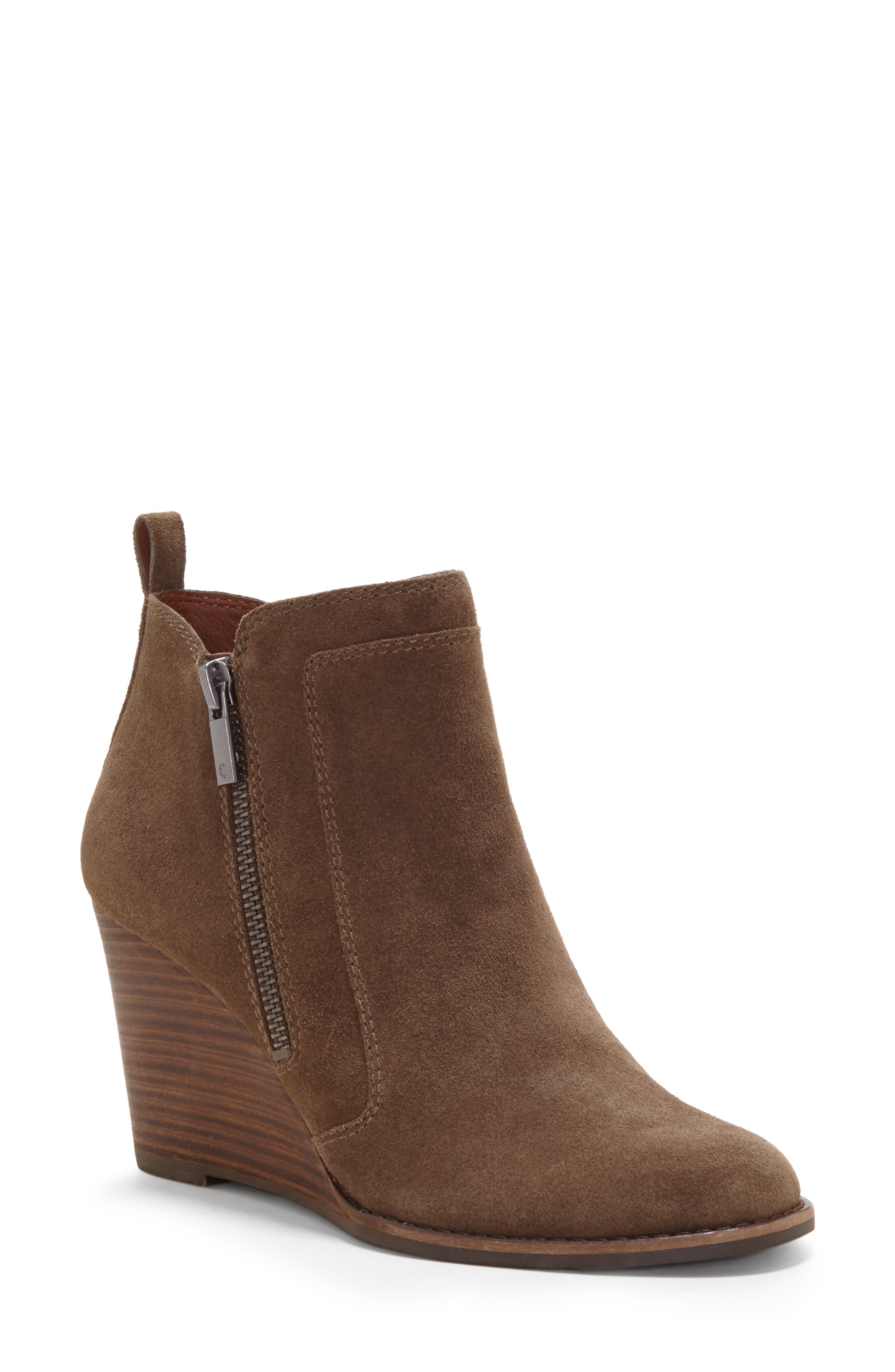 Lucky Brand Yahir Wedge Bootie- Green