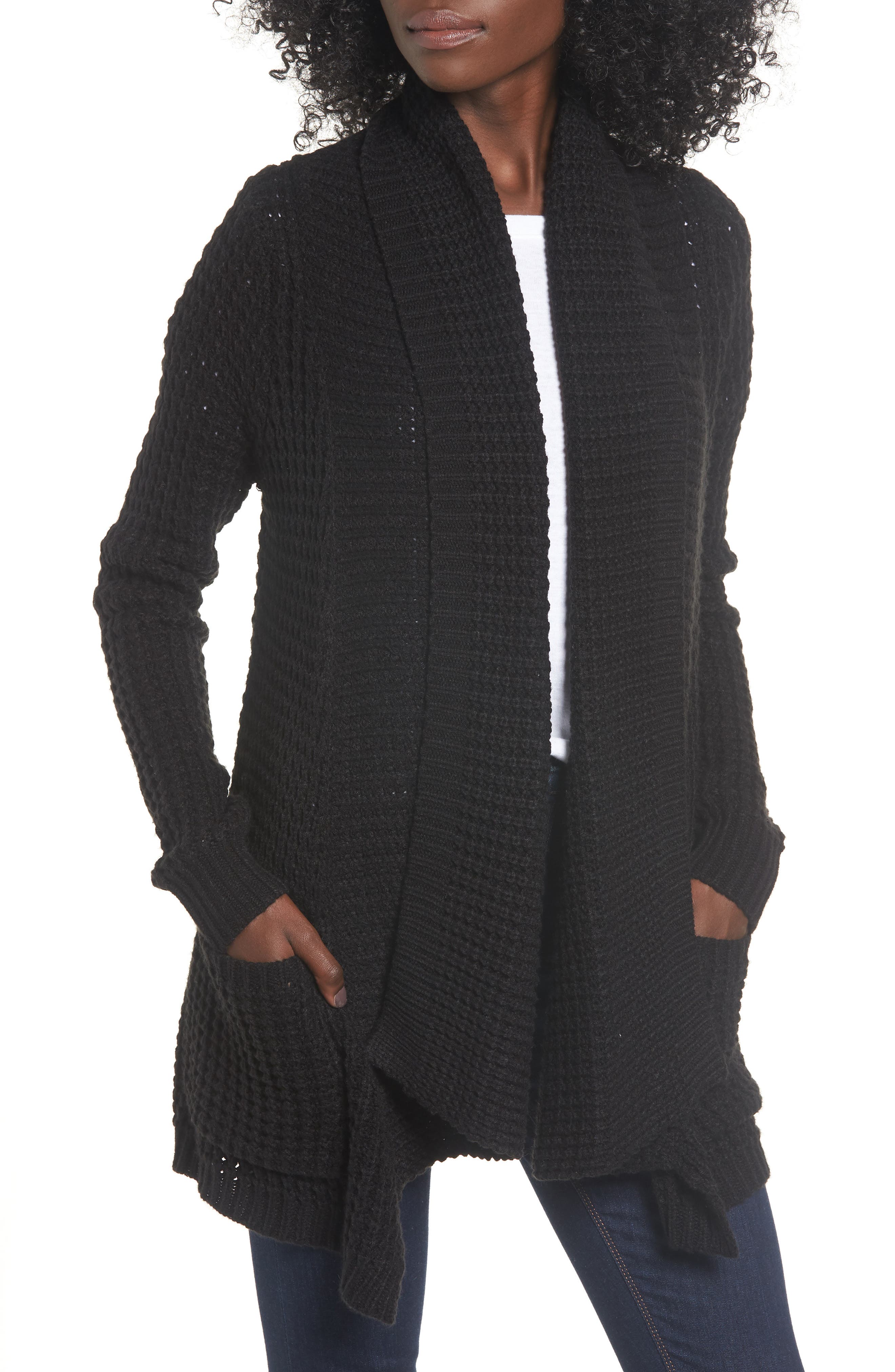 Rip Curl Shambala Knit Cardigan, Black