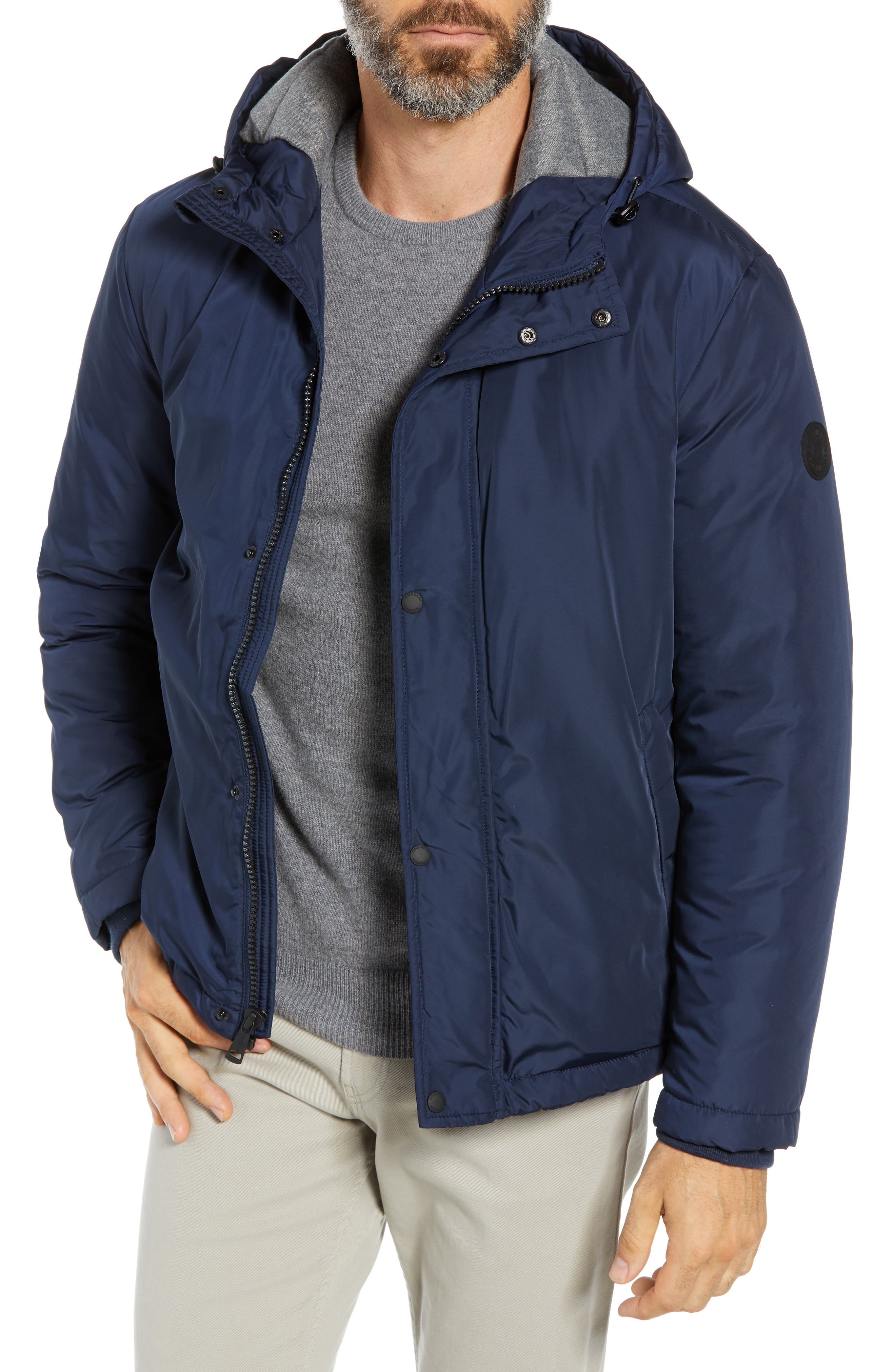 Cole Haan Water Resistant Insulated Jacket, Blue