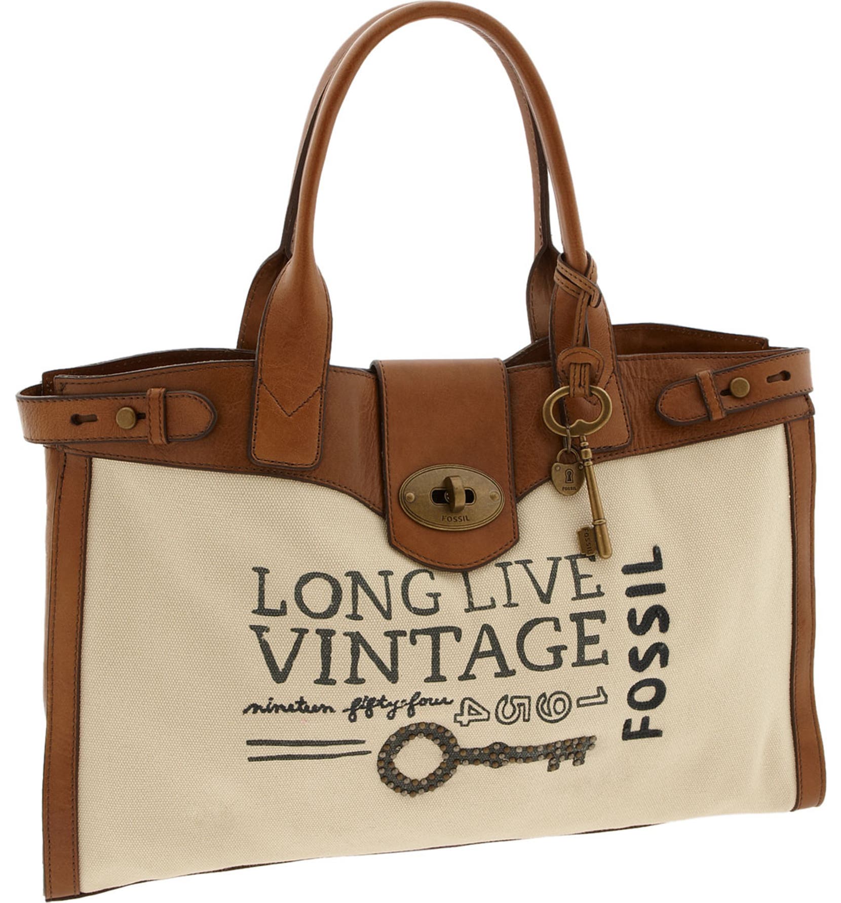 Fossil Long Live Vintage Canvas Bag Nordstrom