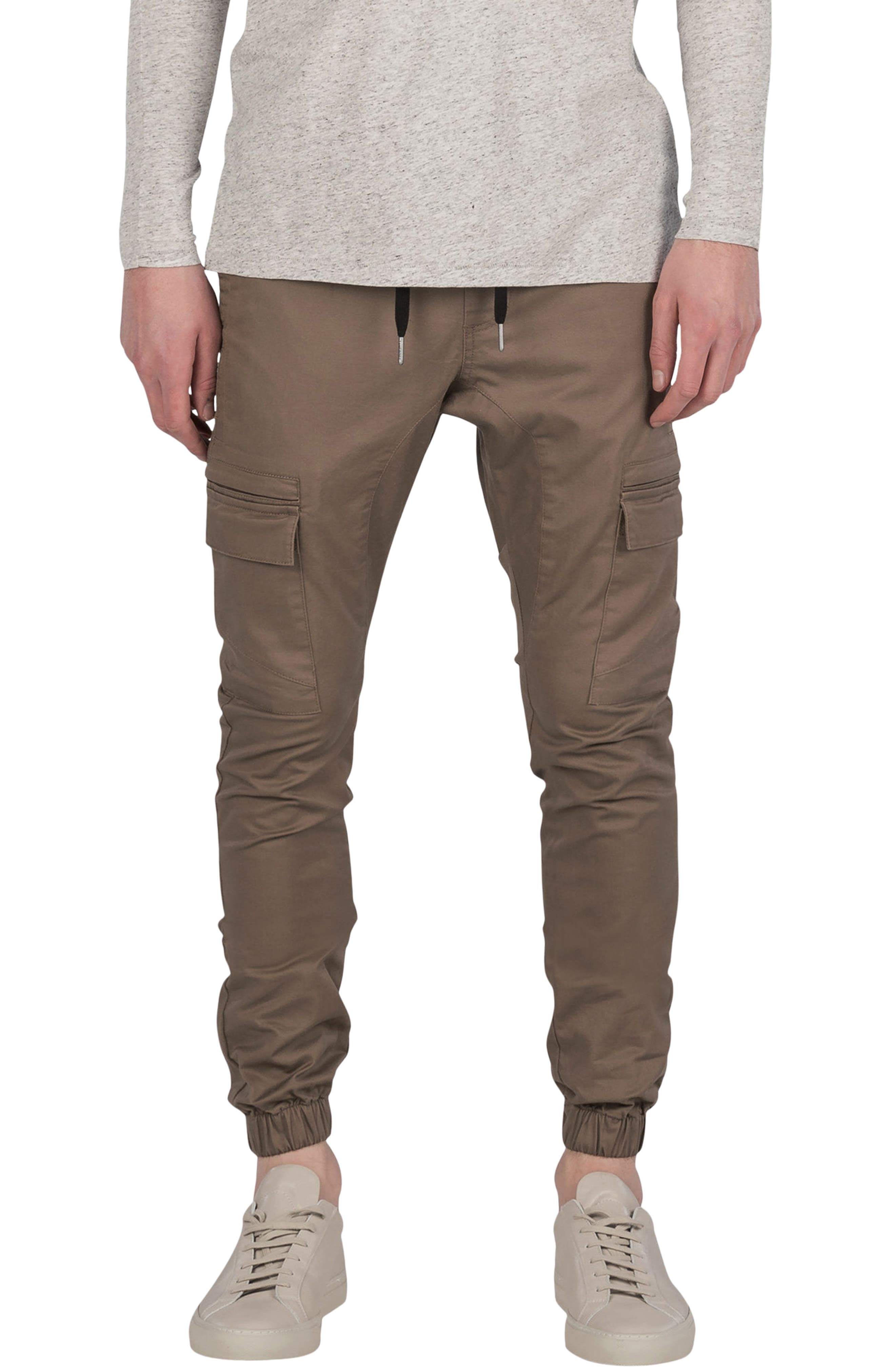 Zanerobe Sureshot Cargo Jogger Pants, Brown