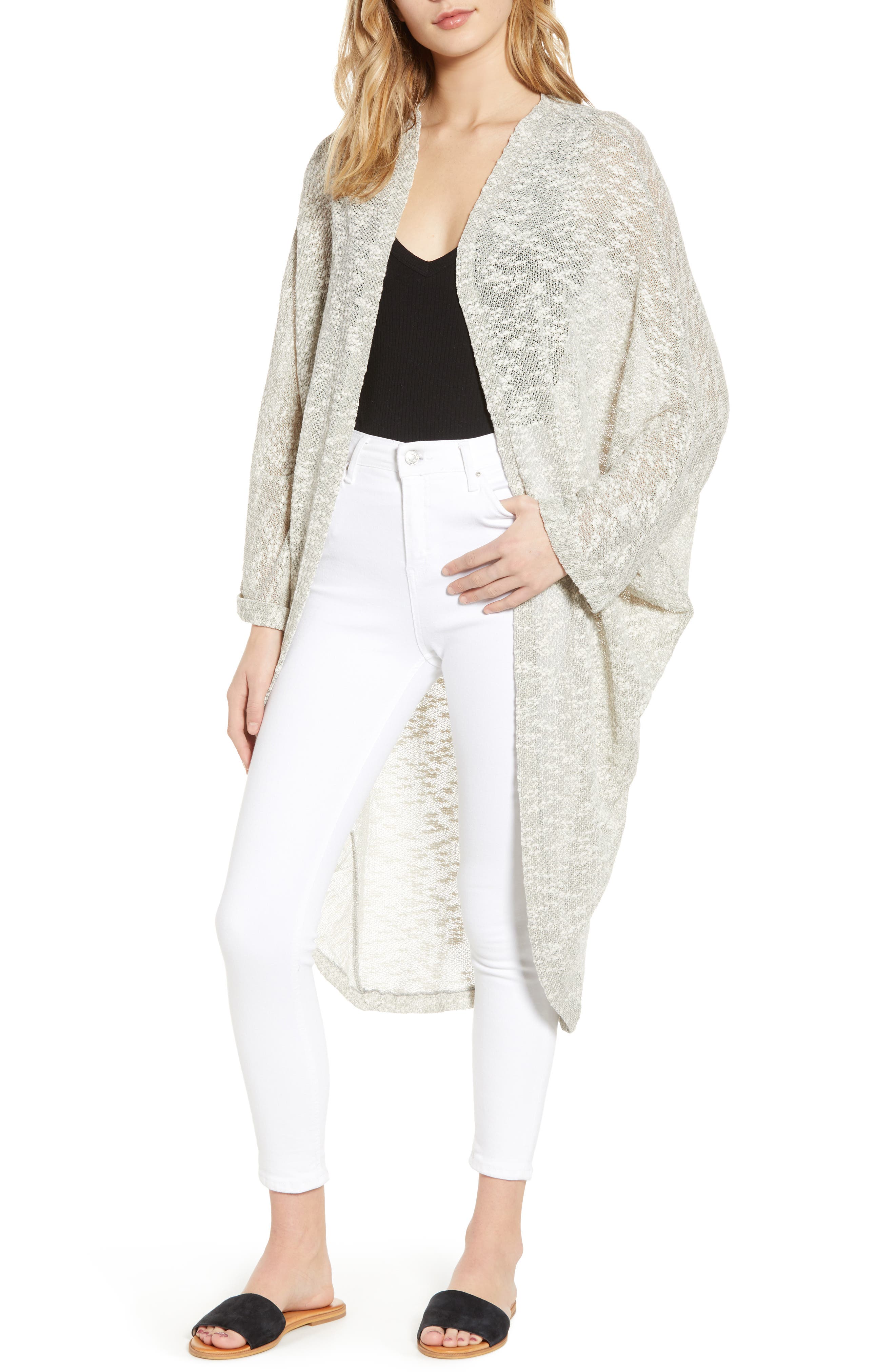 Free People Promenade Cocoon Cardigan, Size One Size - Grey
