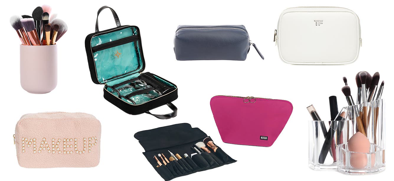 8 ways to store makeup brushes