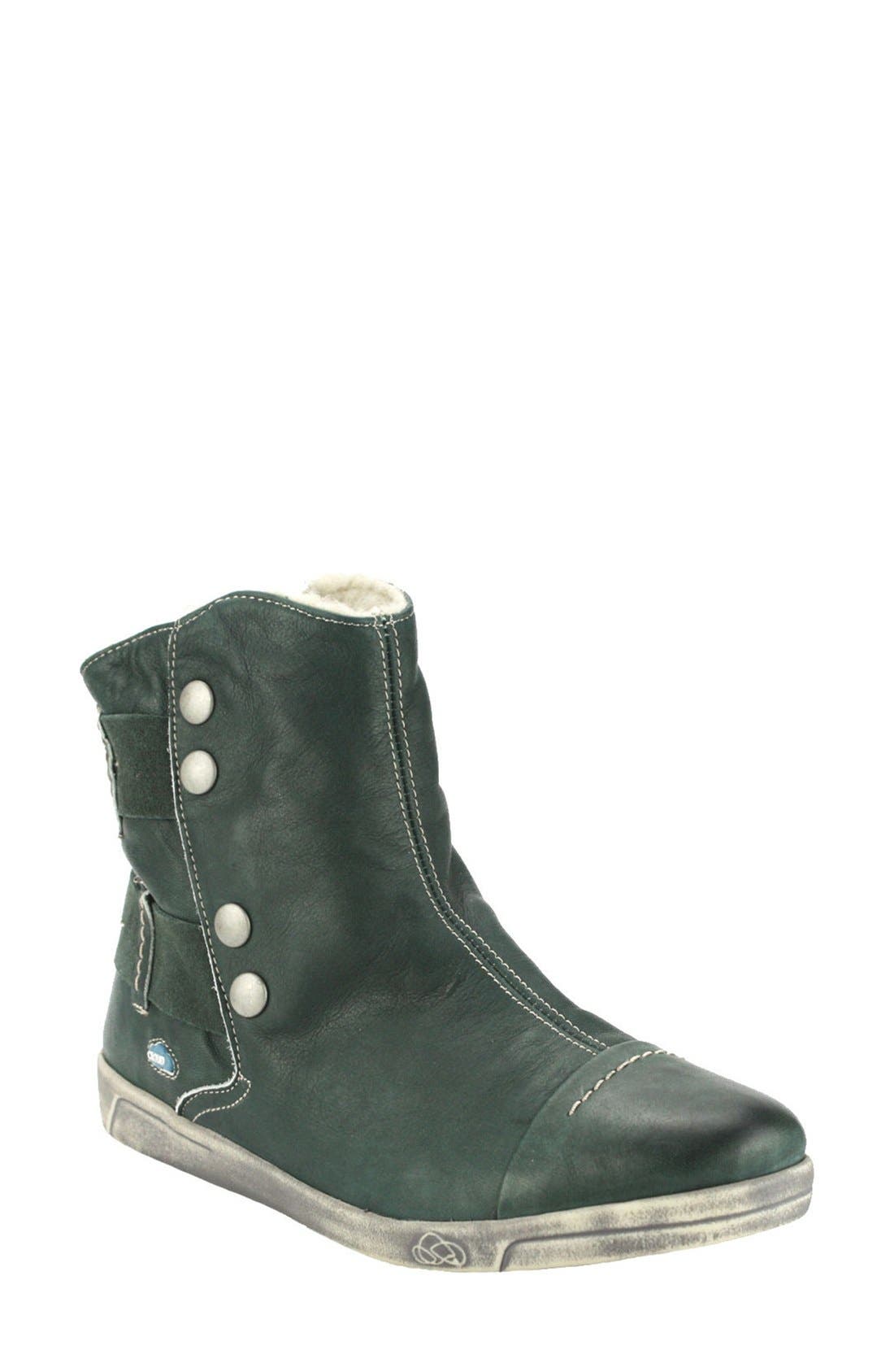 Cloud Aline Fantasy Shearling Lined Boot - Green