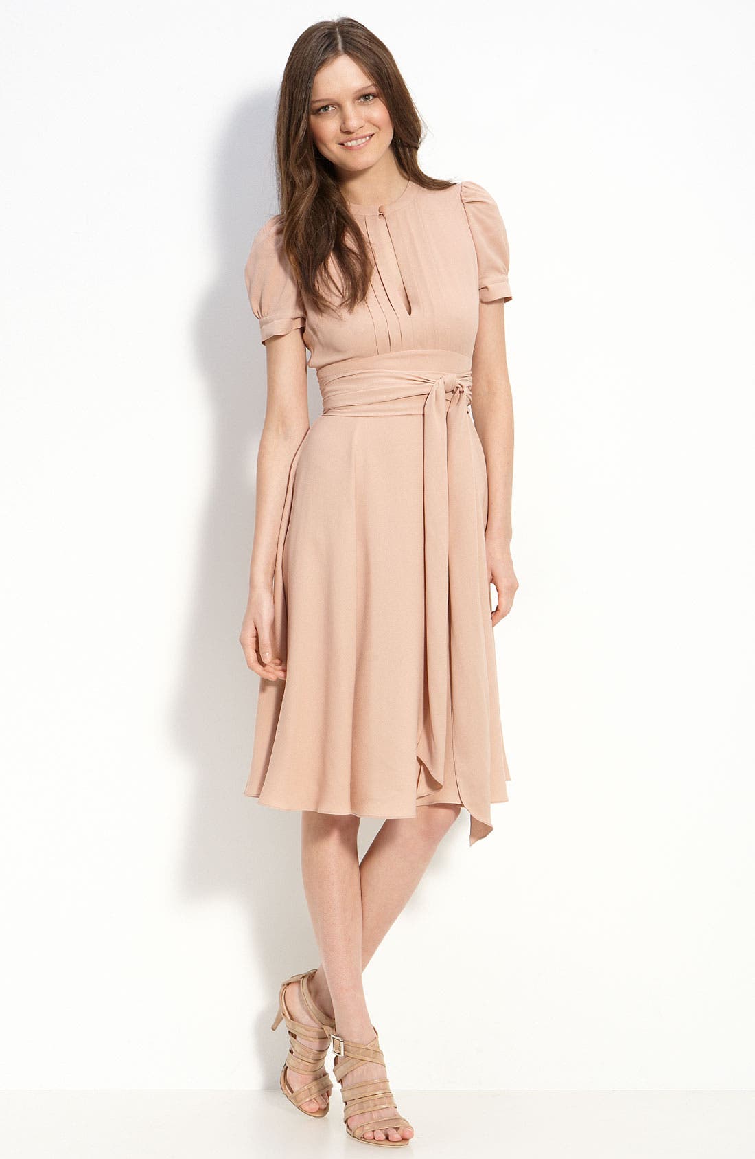 sleeve silk dress | Nordstrom