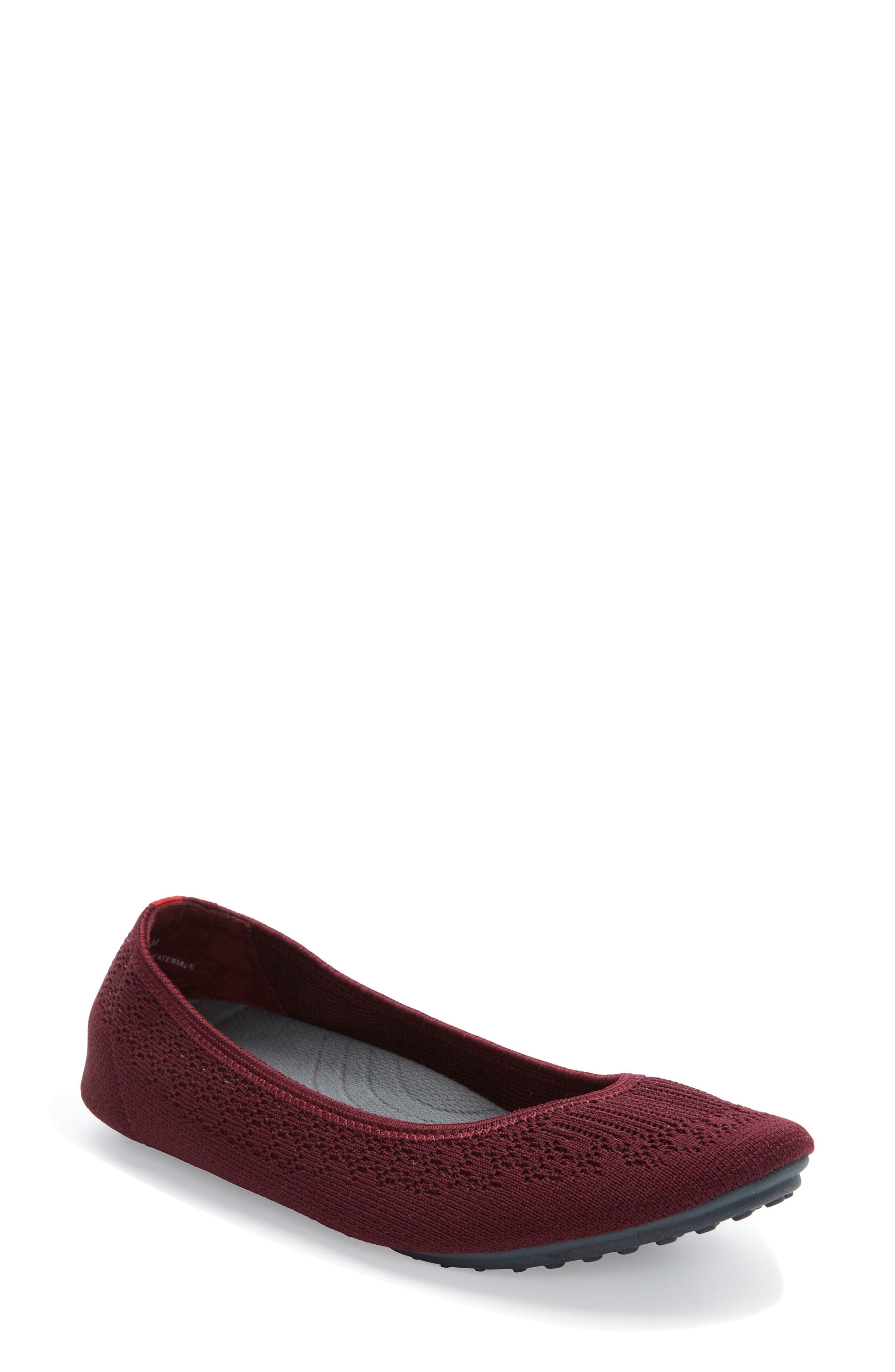 Adam Tucker Kaila Ballet Flat- Burgundy
