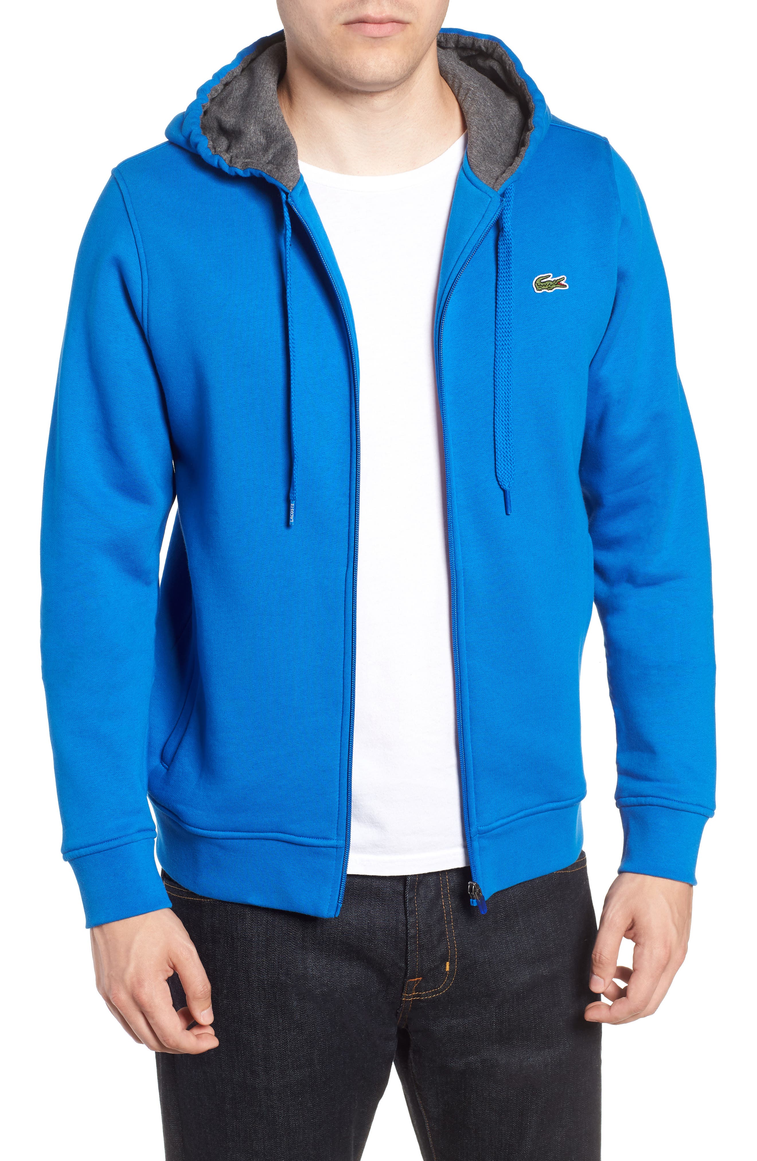 royal blue lacoste hoodie