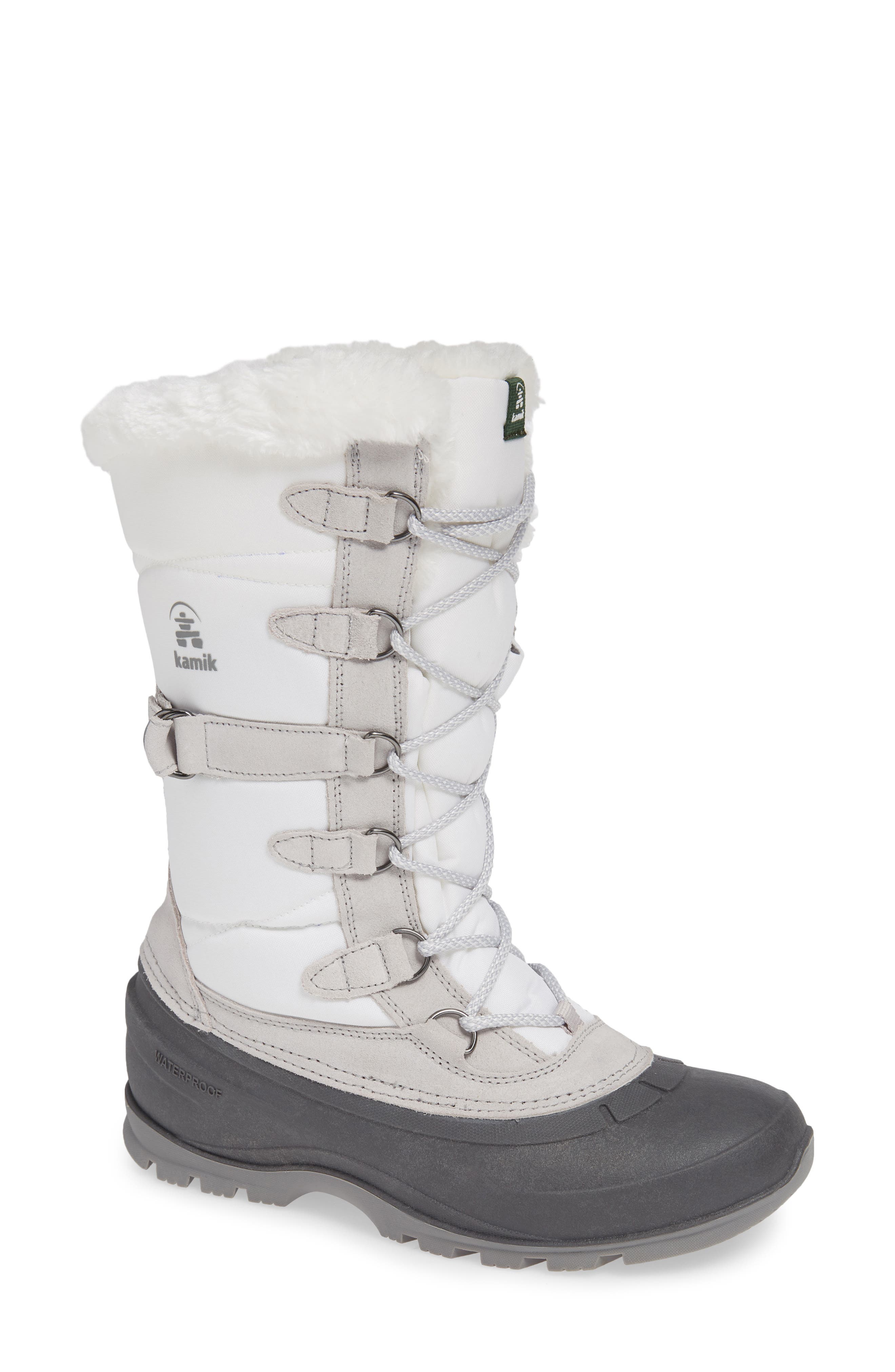 Kamik Snovalley2 Waterproof Thinsulate-Insulated Snow Boot, White