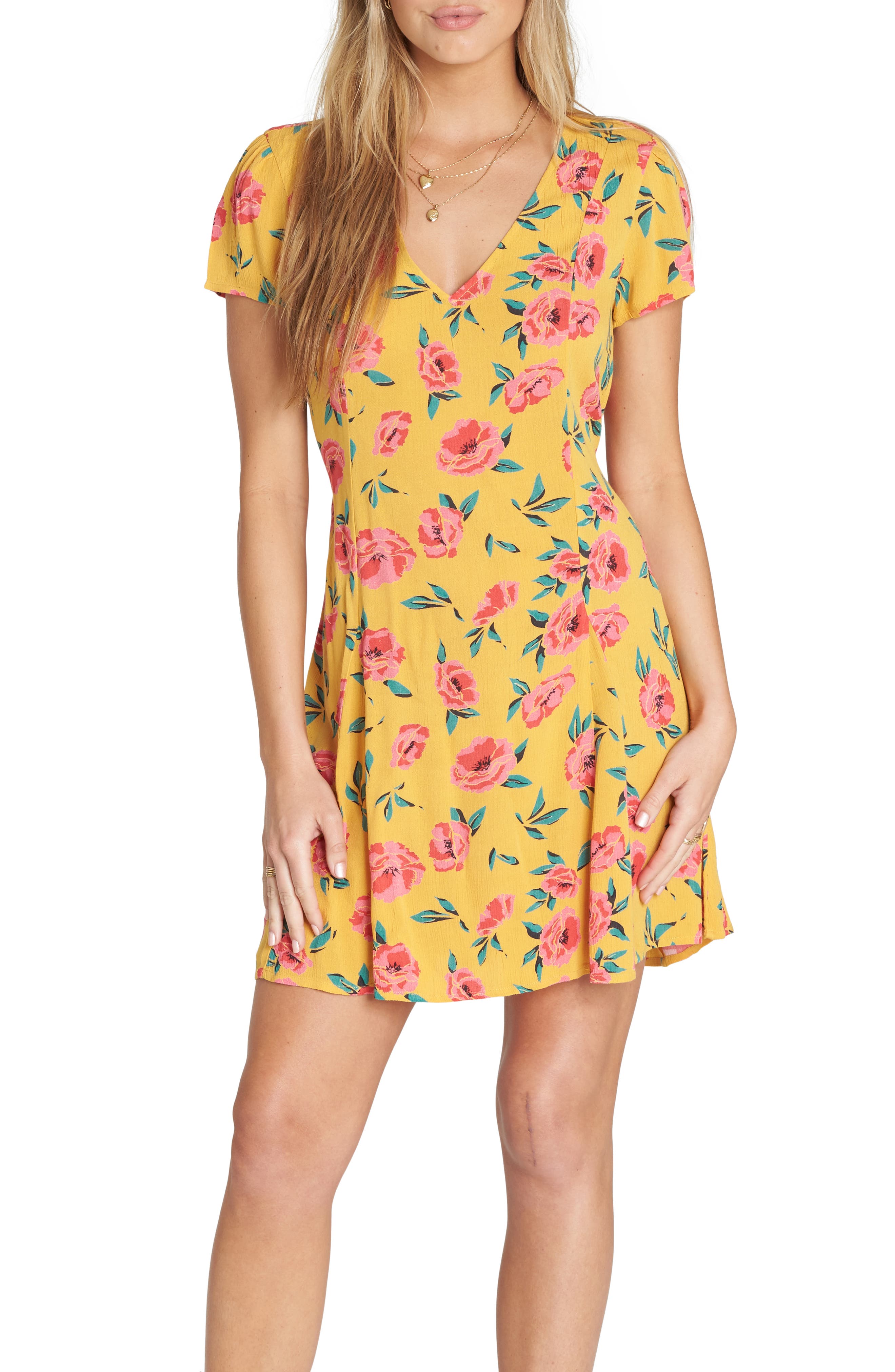 Billabong Skate Day Print Minidress