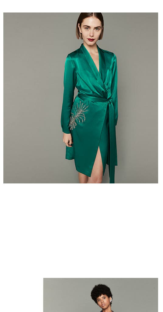 Women's holiday party dresses.