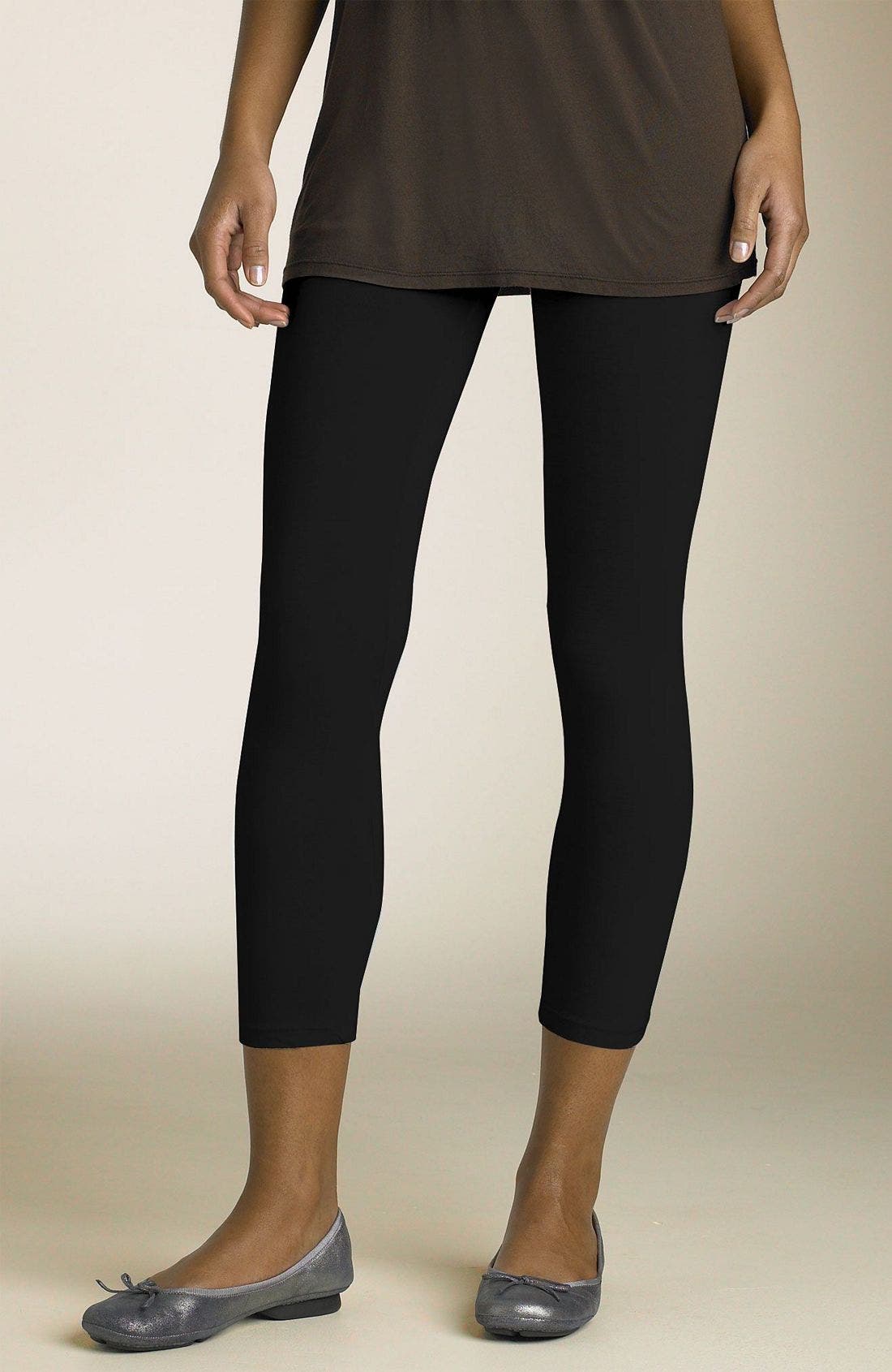 Splendid Crop Stretch Knit Leggings